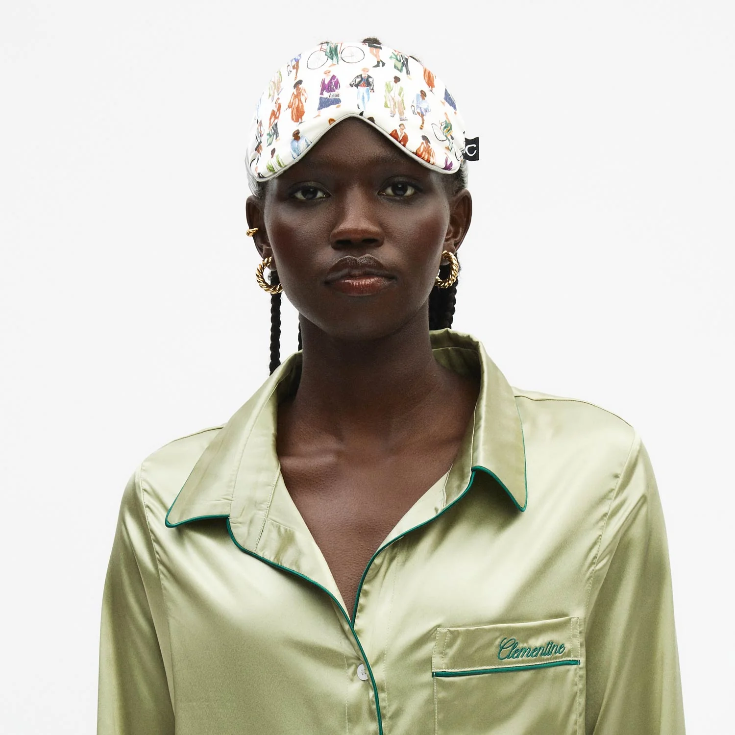 People and Places Silk Sleep Mask - Image 3