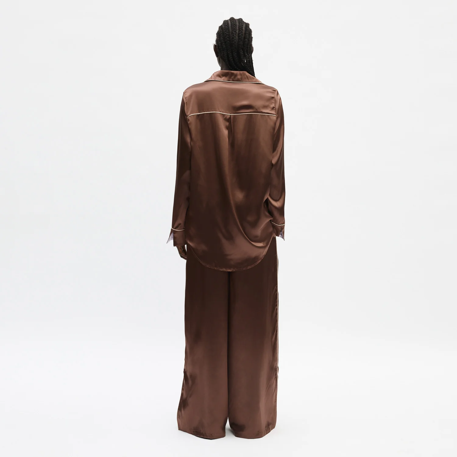 Organic Silk Long Pajama Set - Image 32