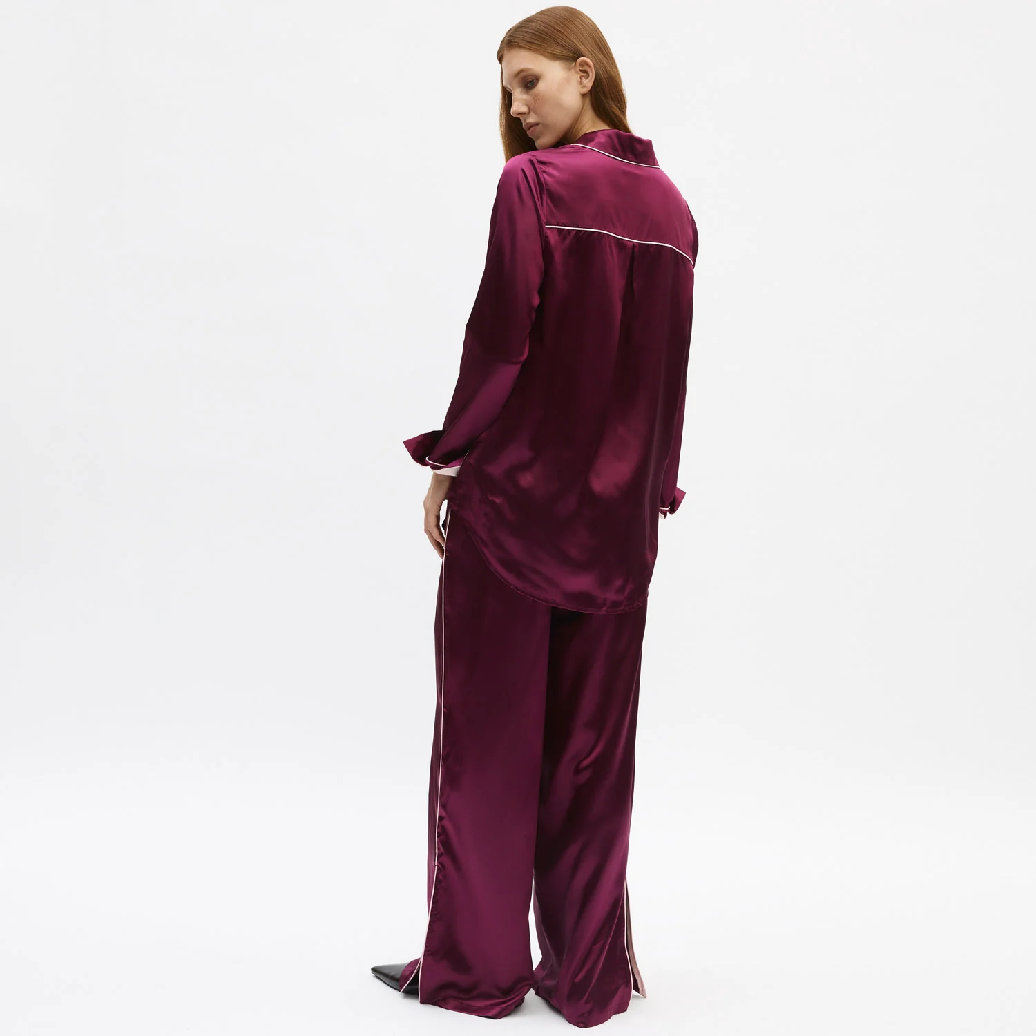 Organic Silk Long Pajama Set - Image 5