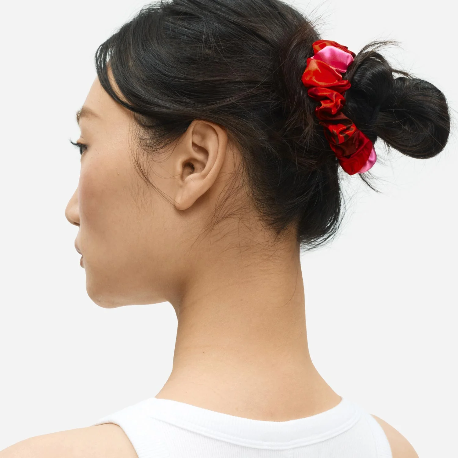 Ombre Organic Silk Scrunchie Set - Image 3
