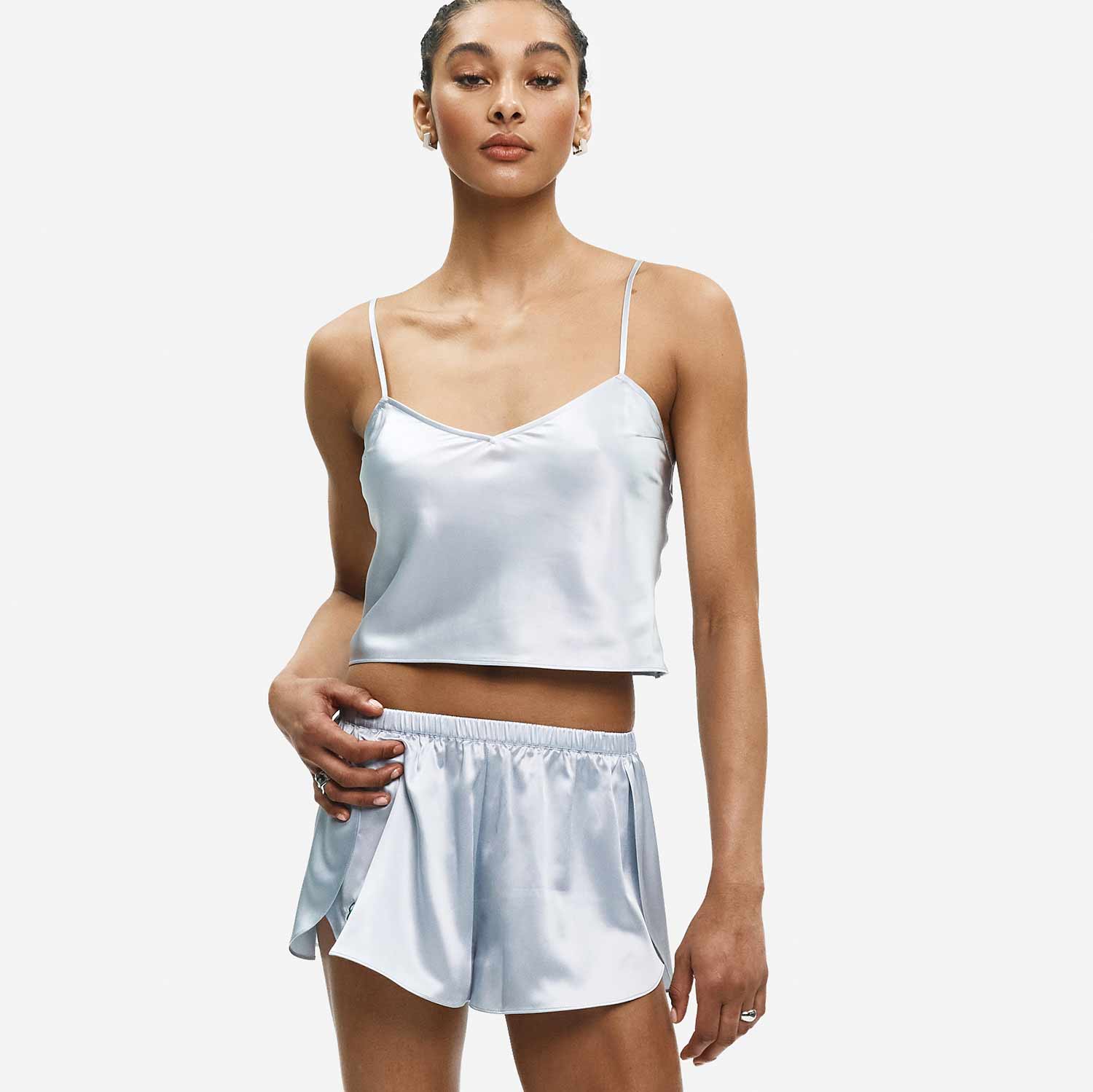 Organic Silk Cami Set