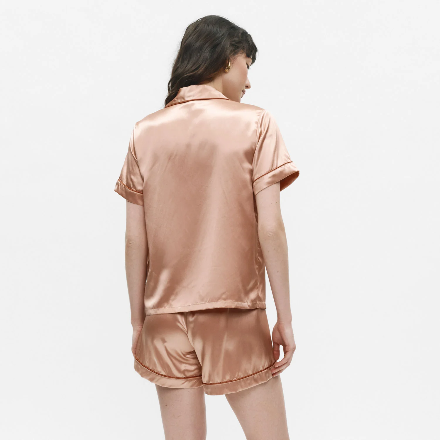 Organic Silk Embroidered Pajama Set - Image 40