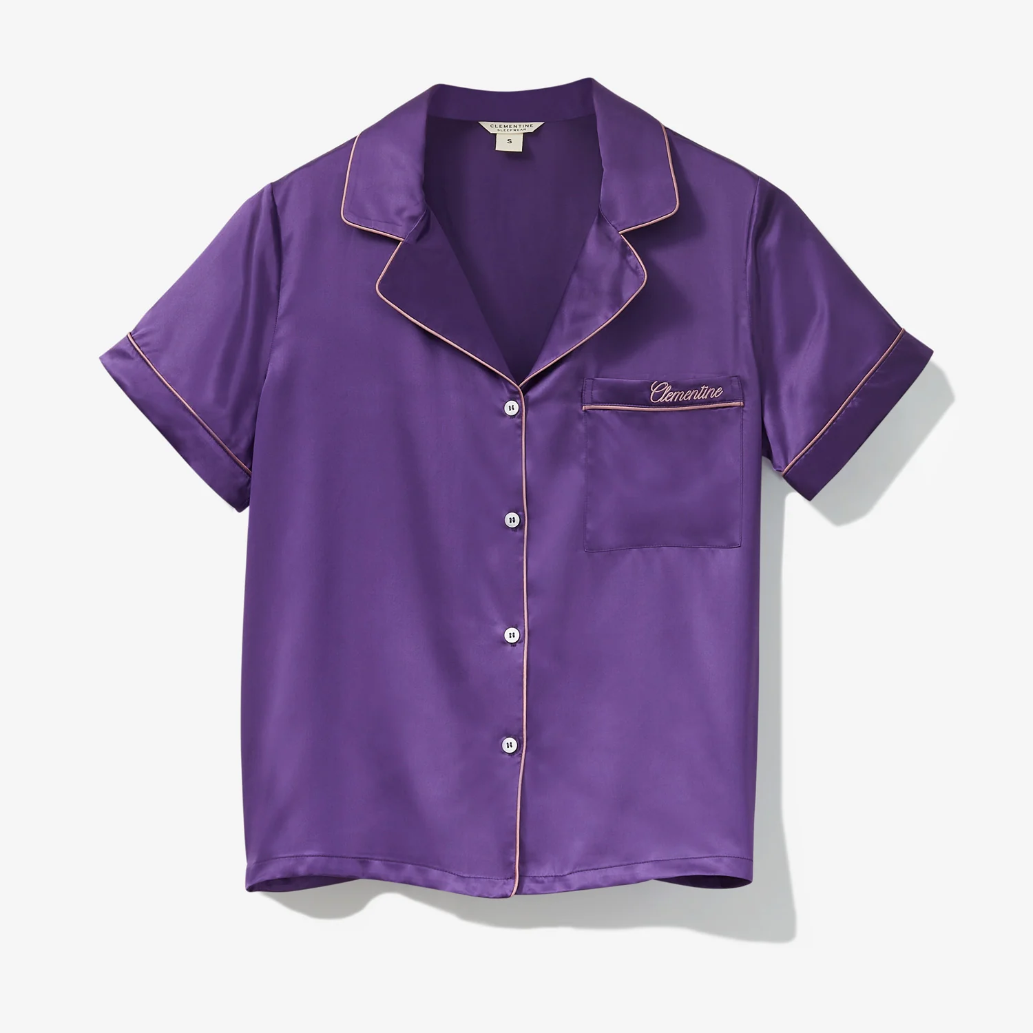 Organic Silk Embroidered Pajama Set - Image 52