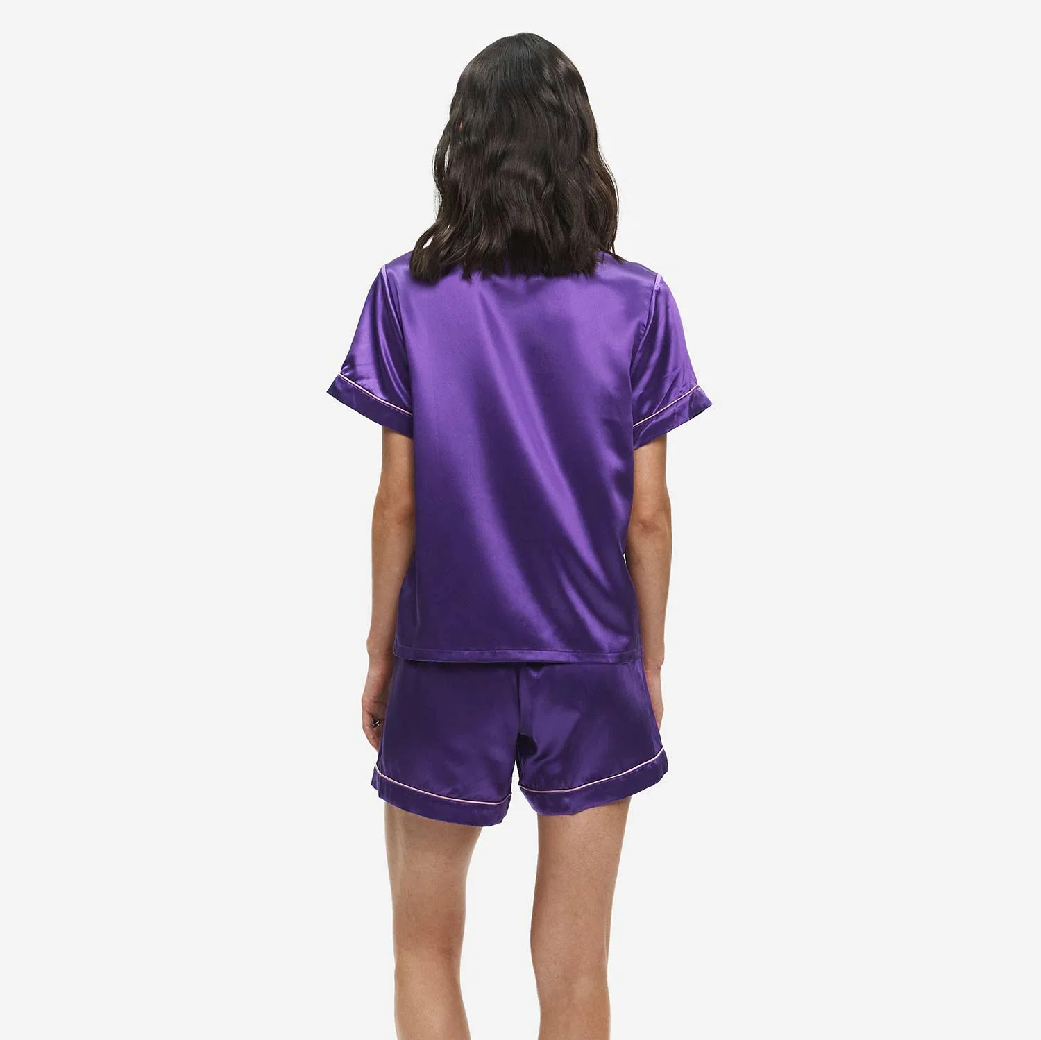 Organic Silk Embroidered Pajama Set - Image 54