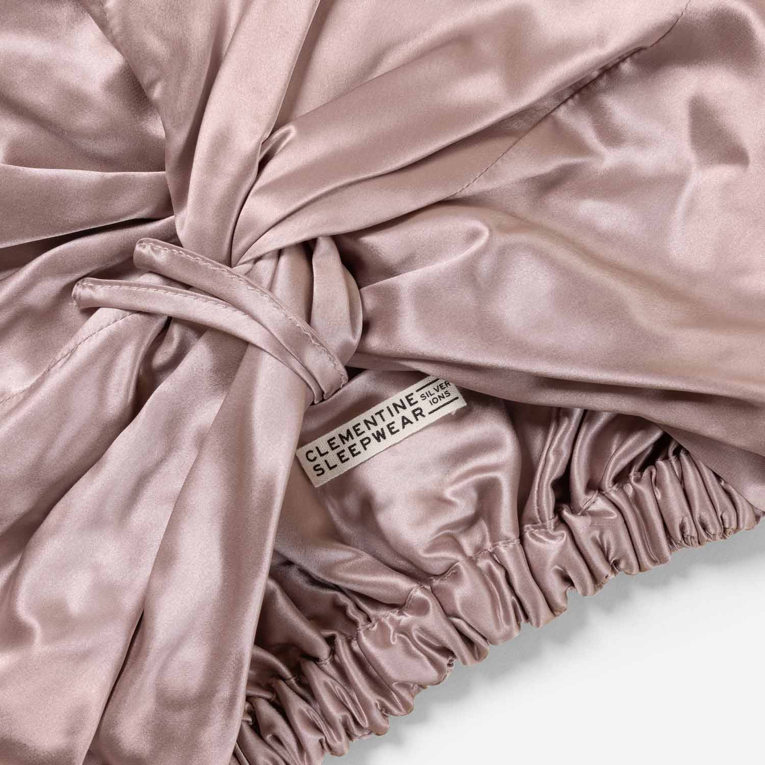 Organic Silver Ion Silk Hair Bonnet - Image 14