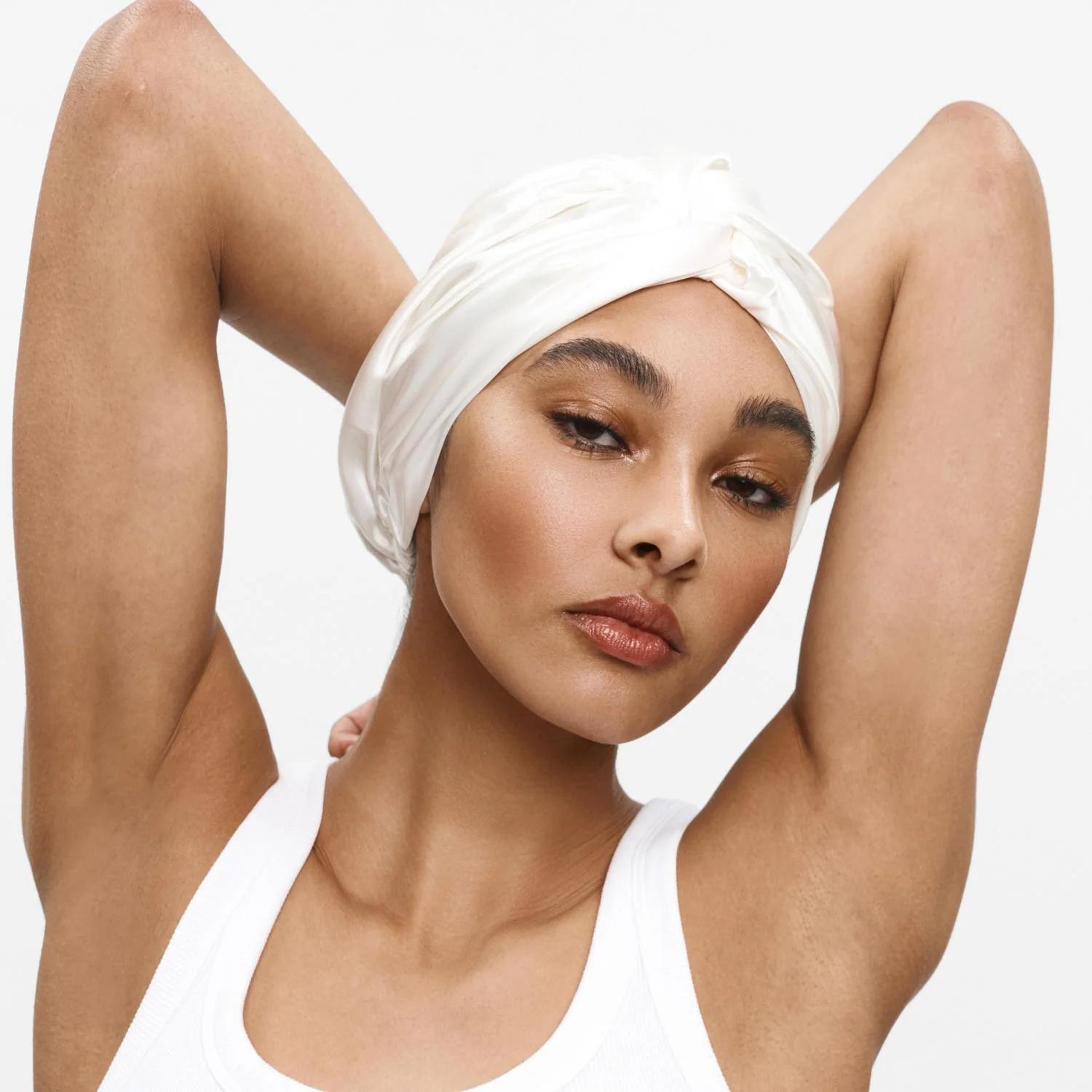 Organic Silver Ion Silk Hair Bonnet - Image 22