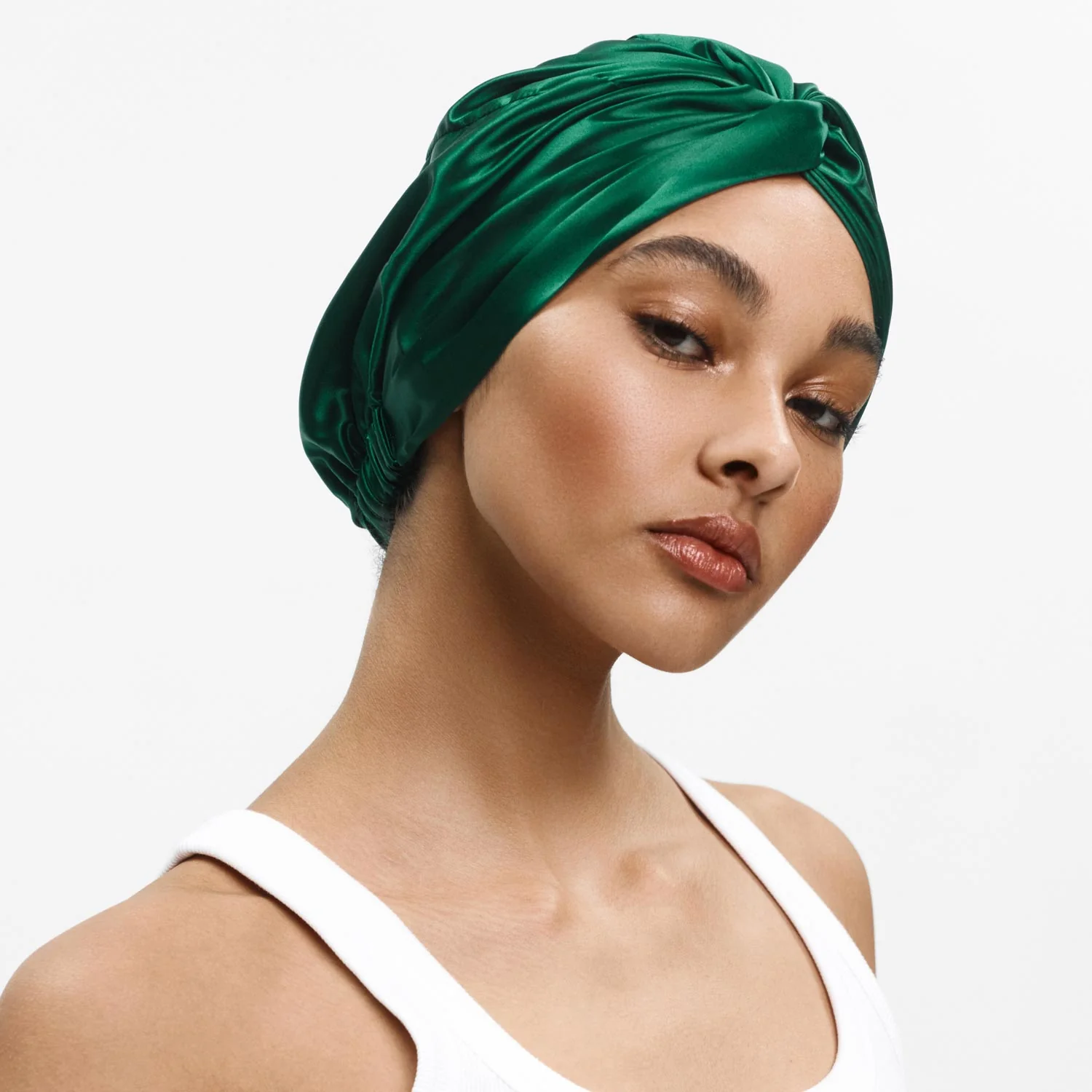 Organic Silver Ion Silk Hair Bonnet - Image 30