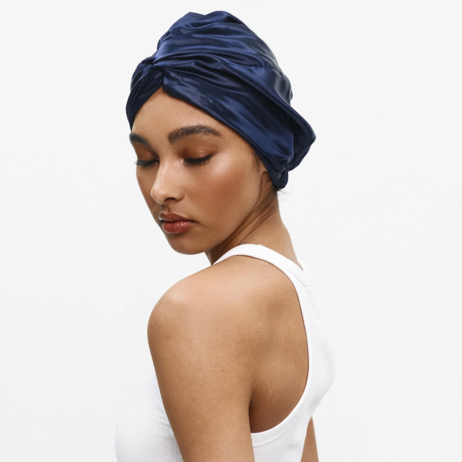 Organic Silver Ion Silk Hair Bonnet - Image 6