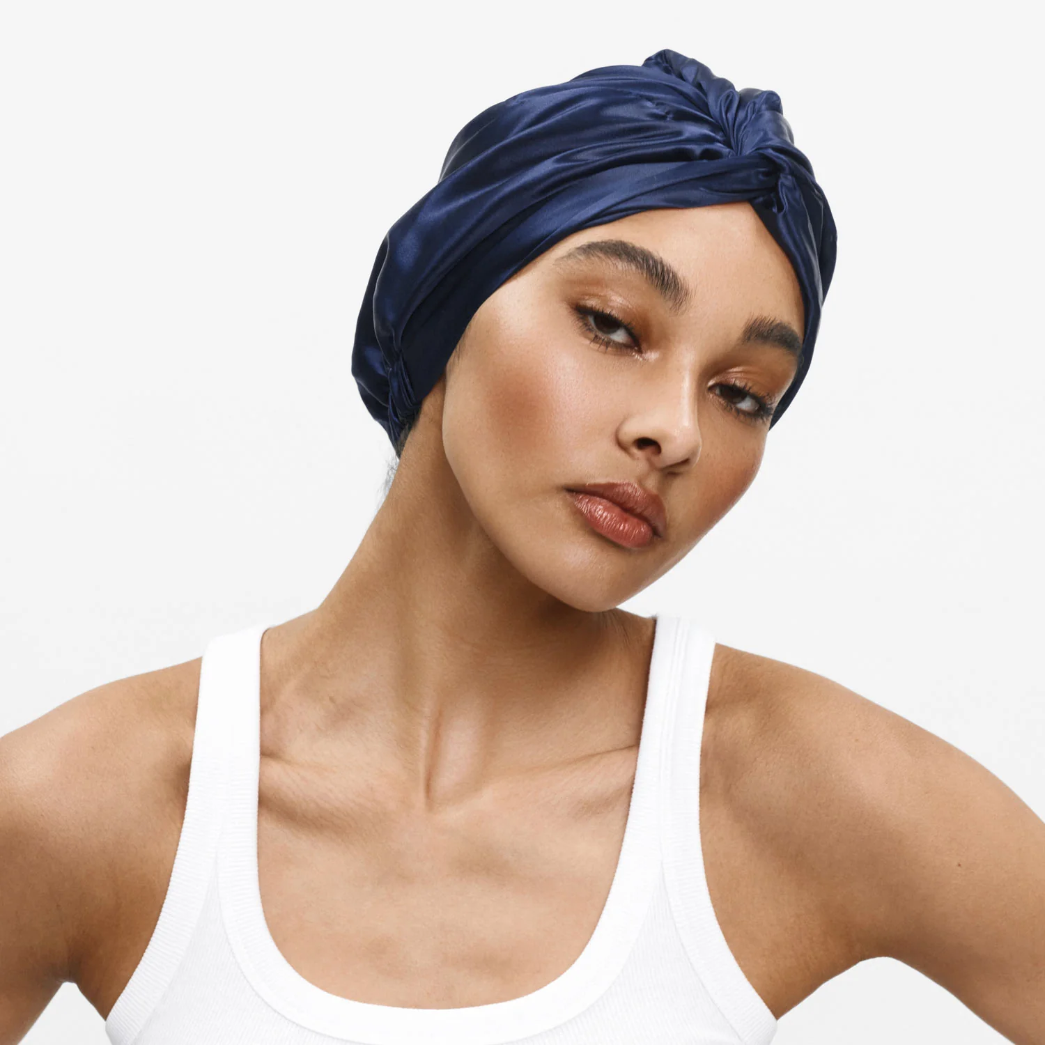 Organic Silver Ion Silk Hair Bonnet - Image 7