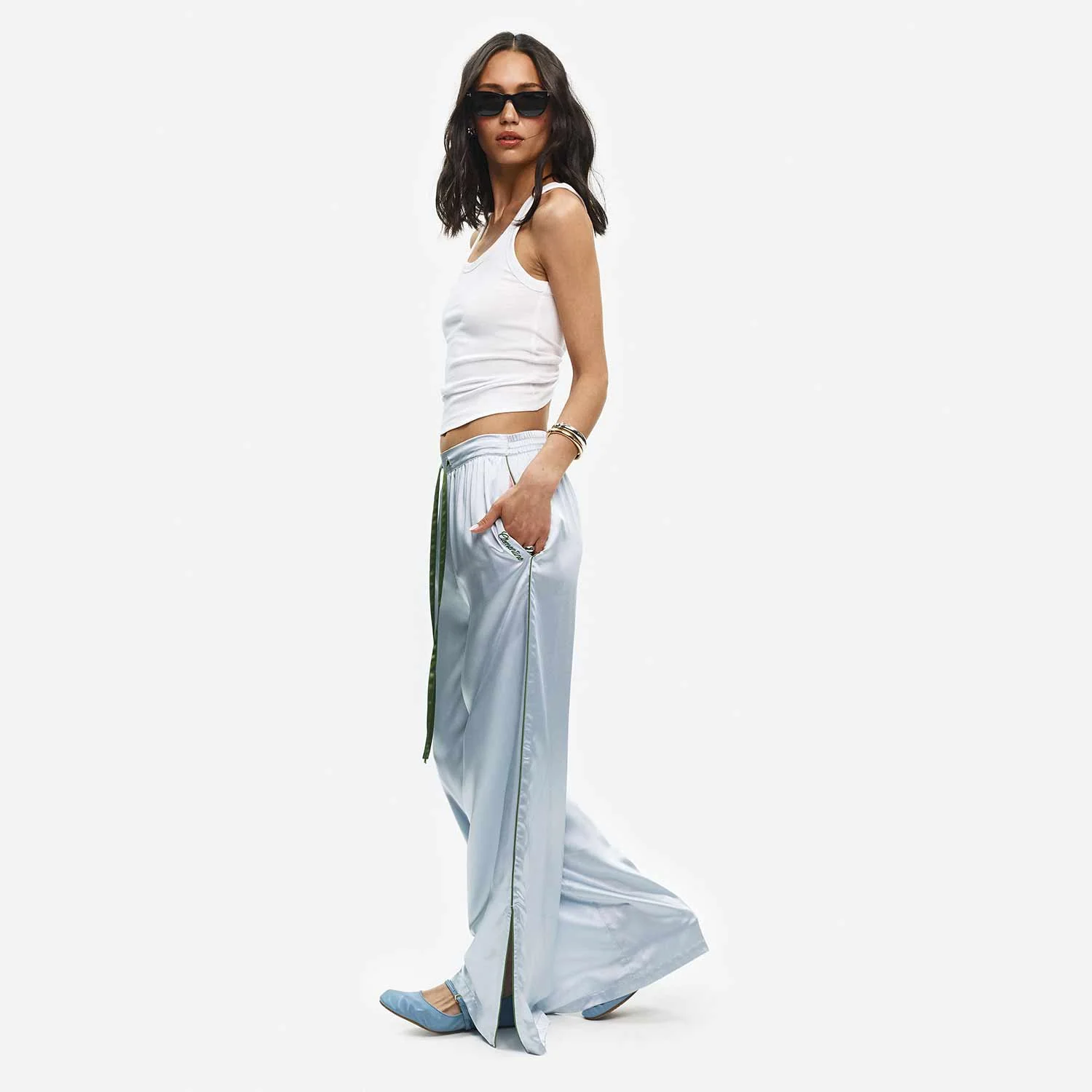 Organic Silk Long Pajama Pants