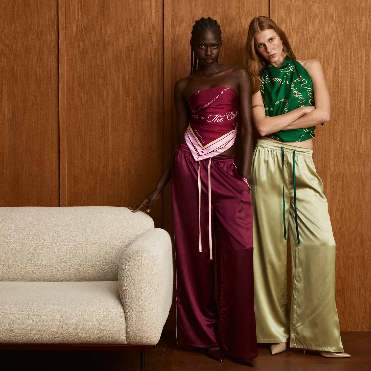 Organic Silk Long Pajama Pants - Image 10