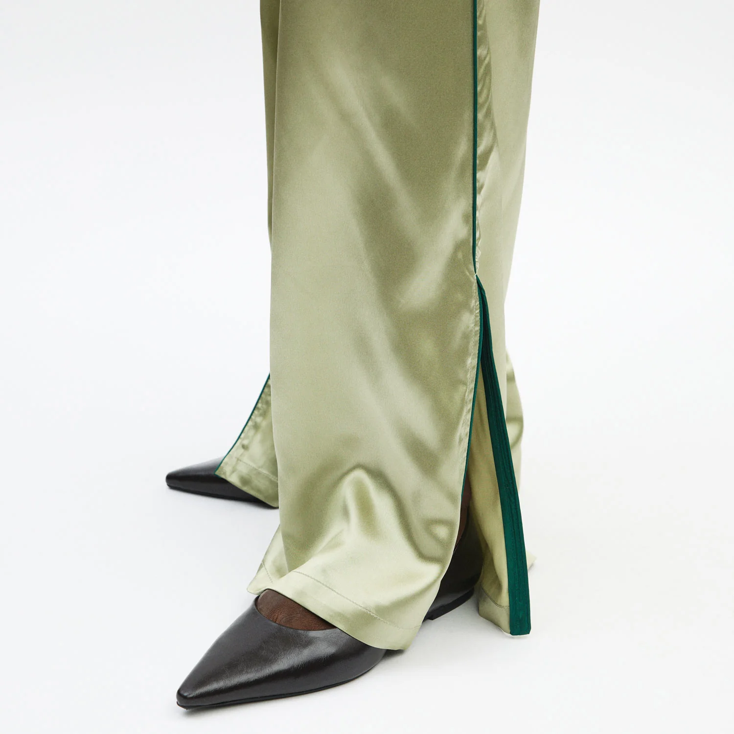 Organic Silk Long Pajama Pants - Image 17