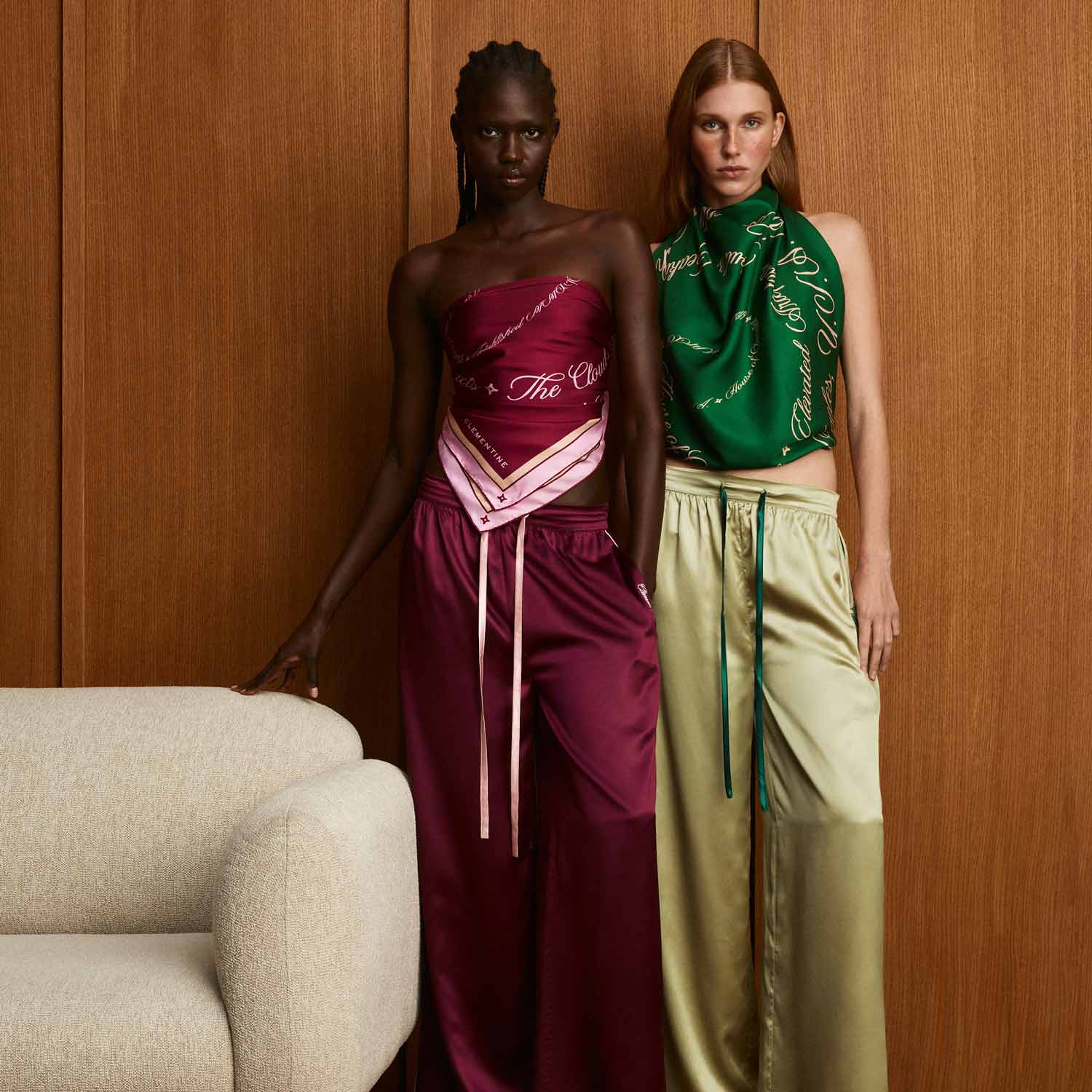 Organic Silk Long Pajama Pants - Image 20