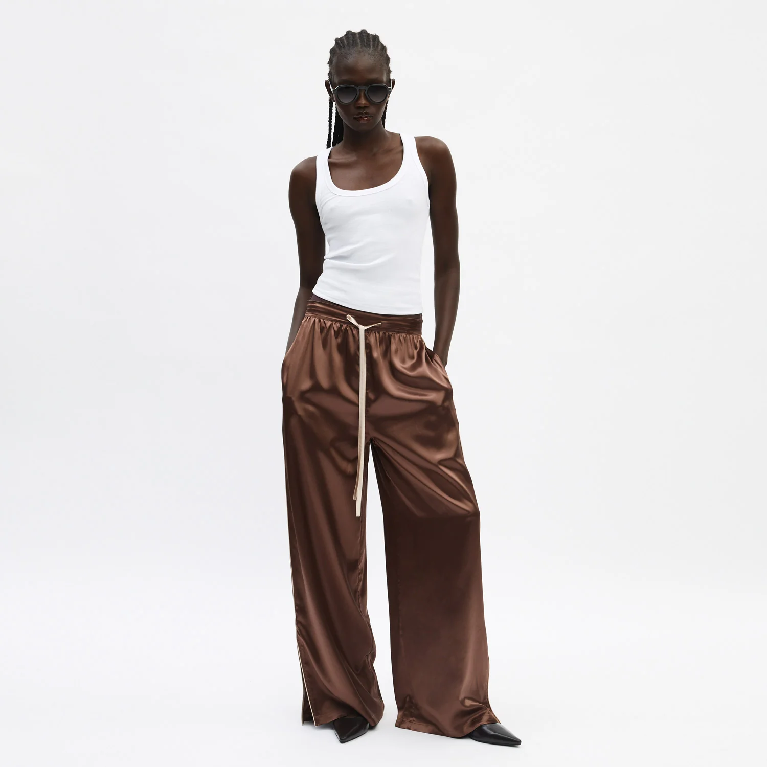 Organic Silk Long Pajama Pants - Image 26