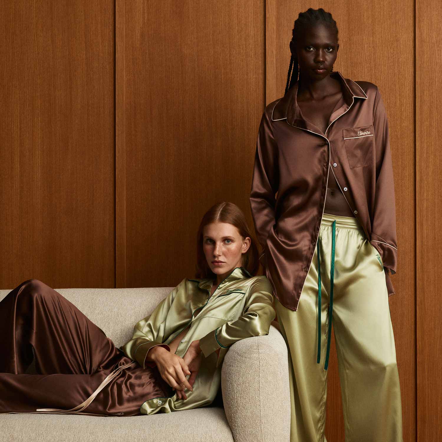 Organic Silk Long Pajama Pants - Image 31
