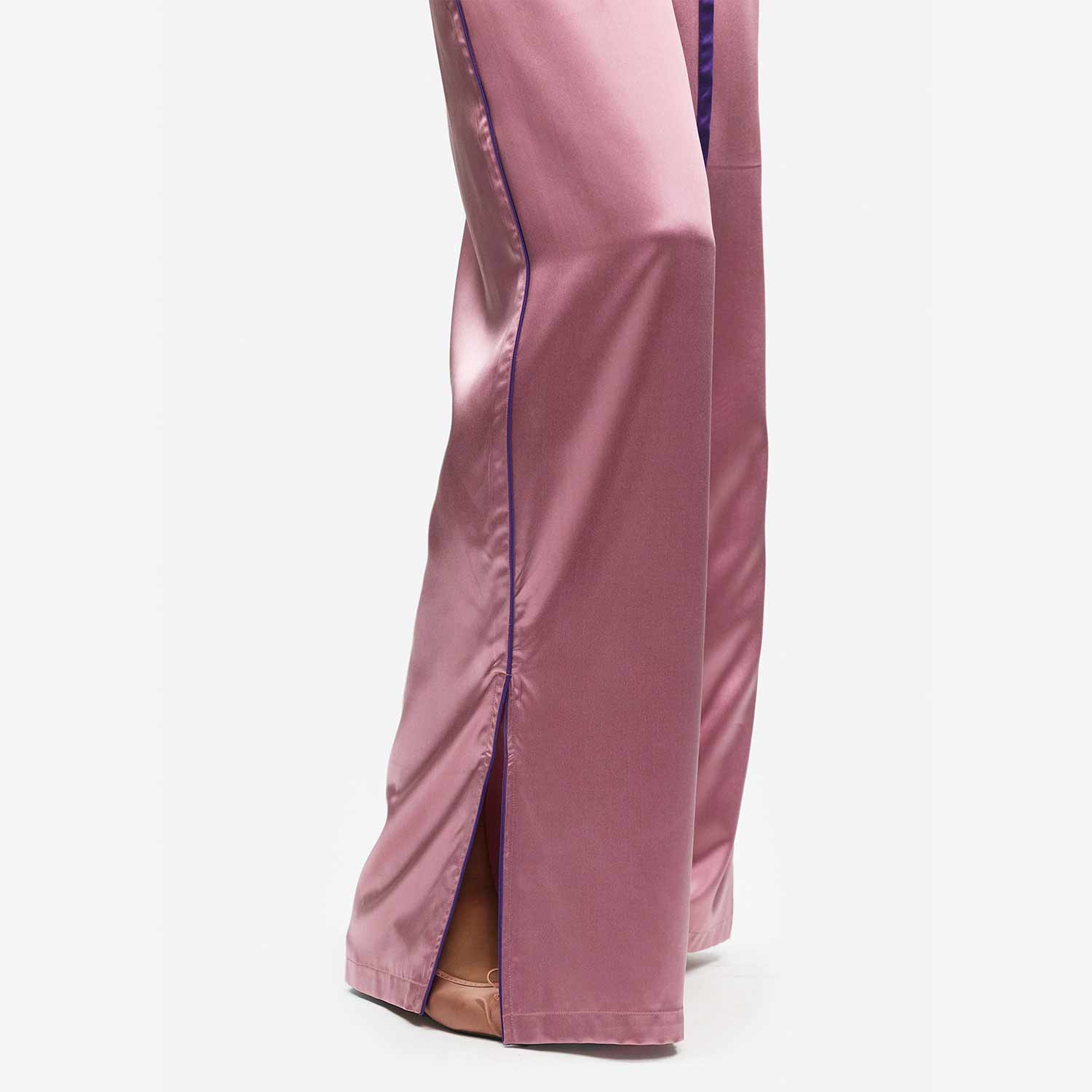 Organic Silk Long Pajama Pants - Image 35