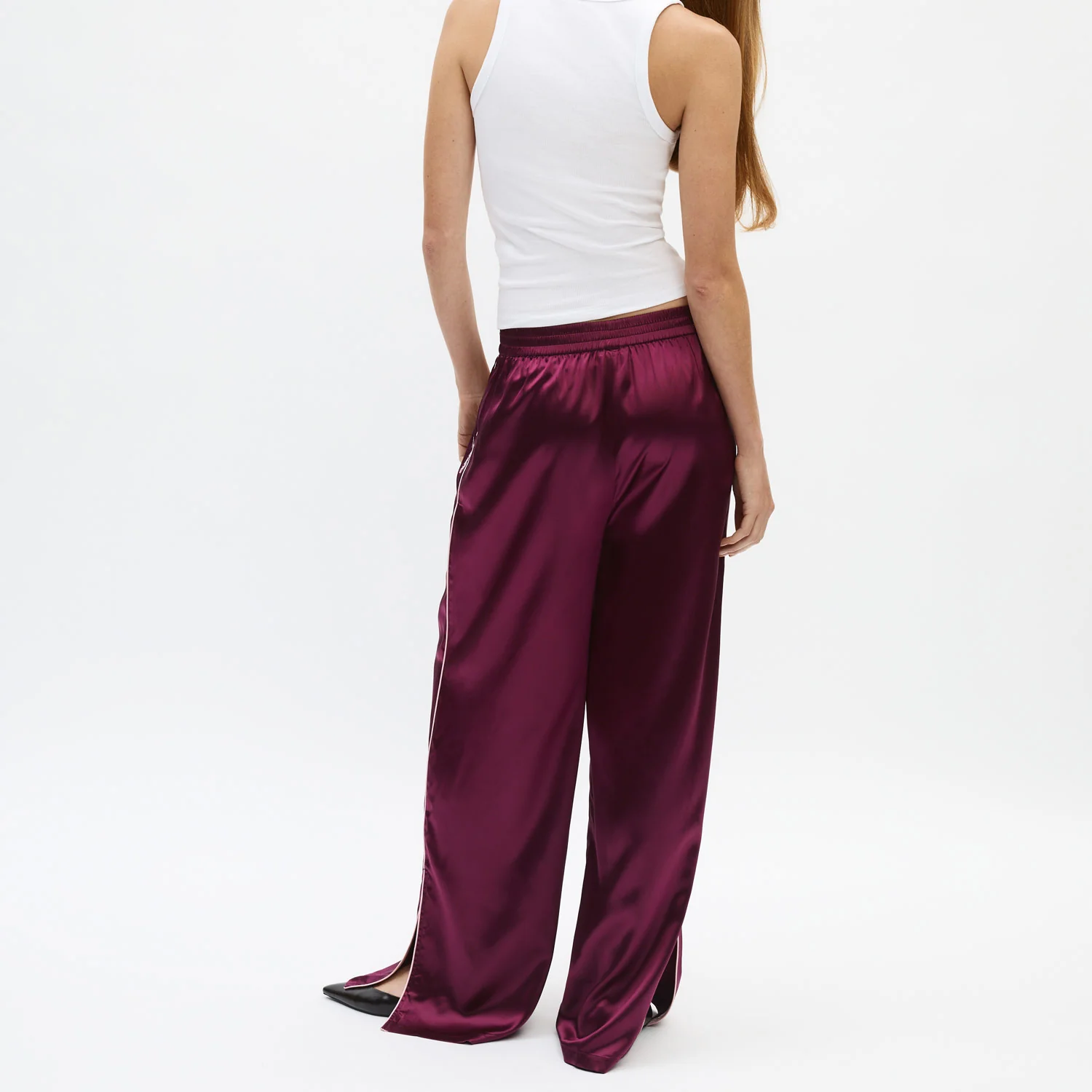 Organic Silk Long Pajama Pants - Image 4