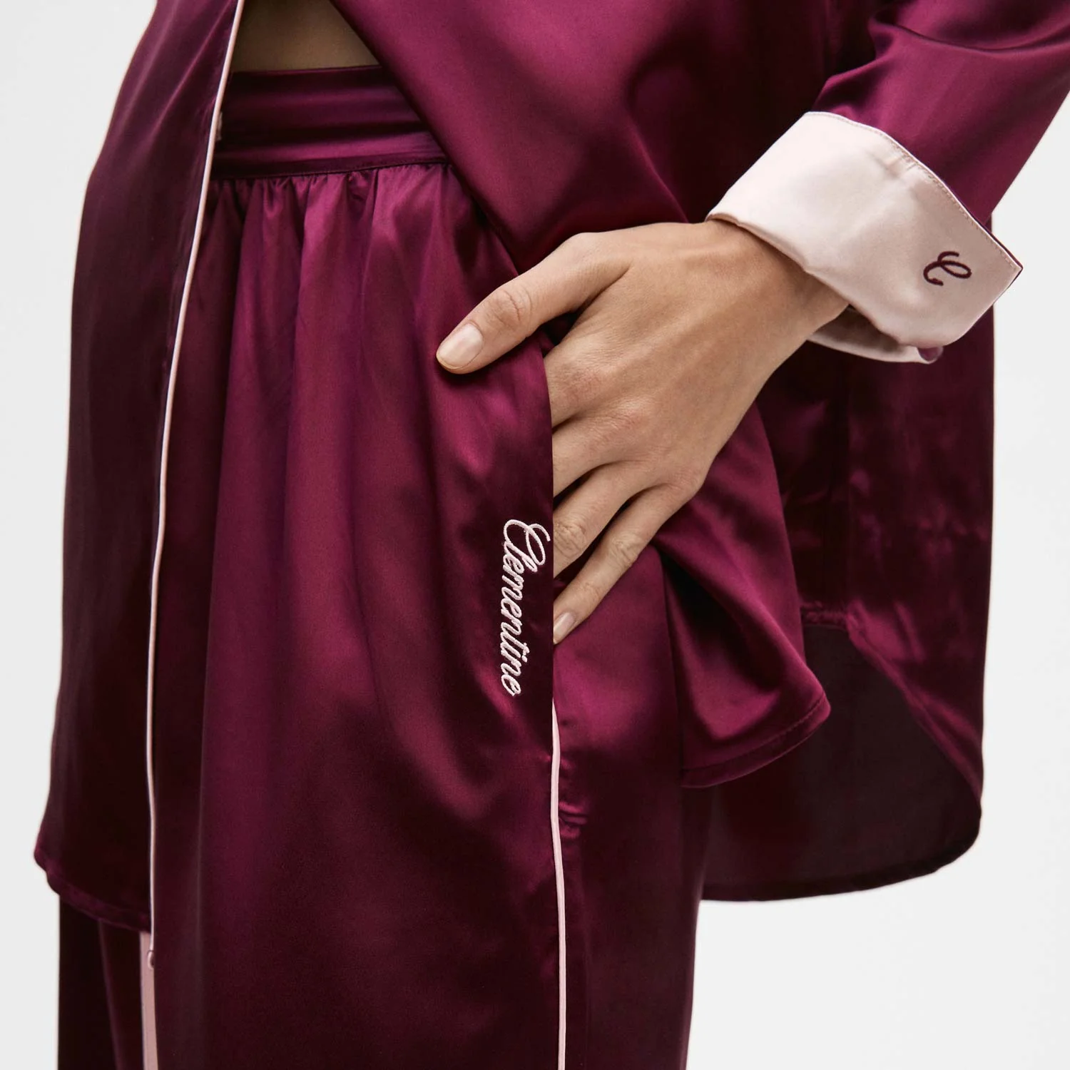Organic Silk Long Pajama Pants - Image 5