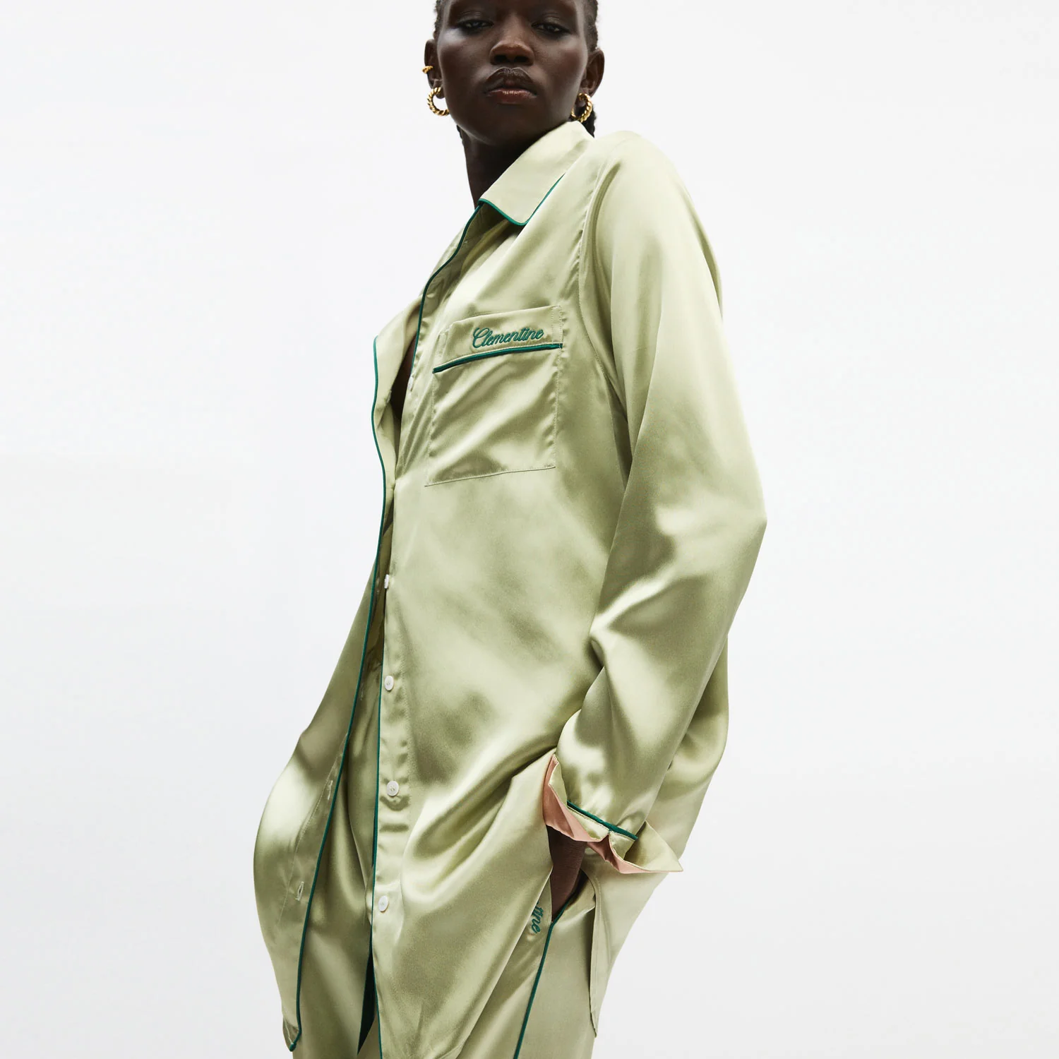 Organic Silk Long Pajama Set - Image 22