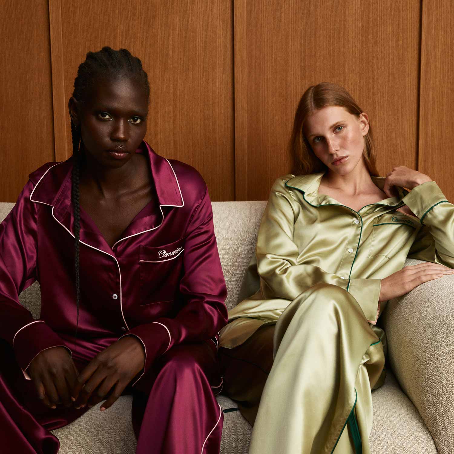 Organic Silk Long Pajama Set - Image 3