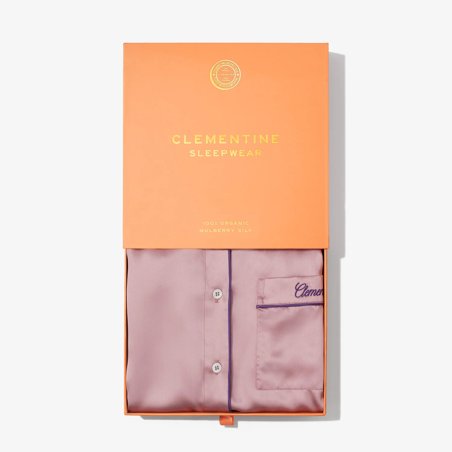 Organic Silk Long Pajama Set - Image 48