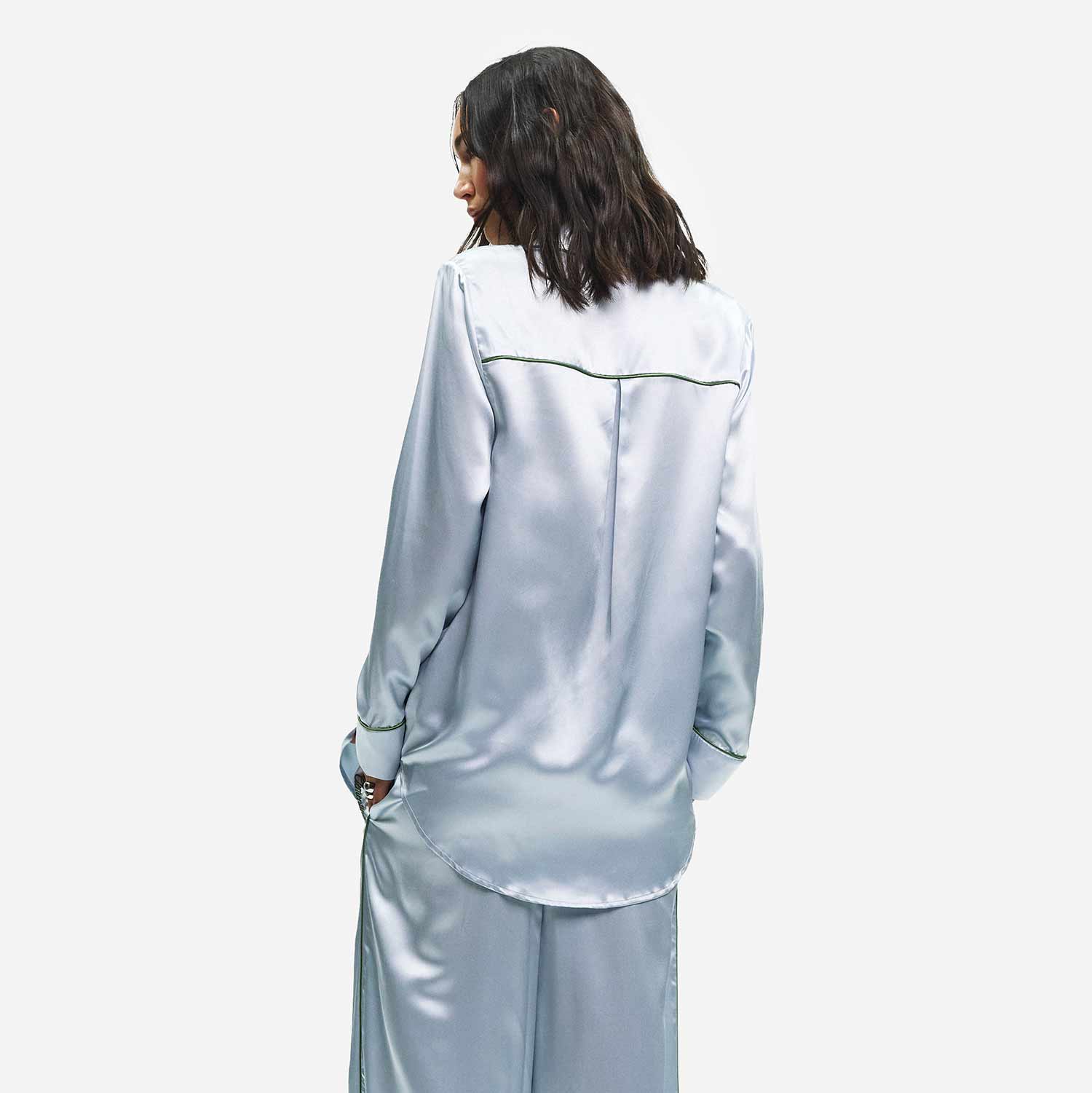 Organic Silk Long Pajama Set - Image 58