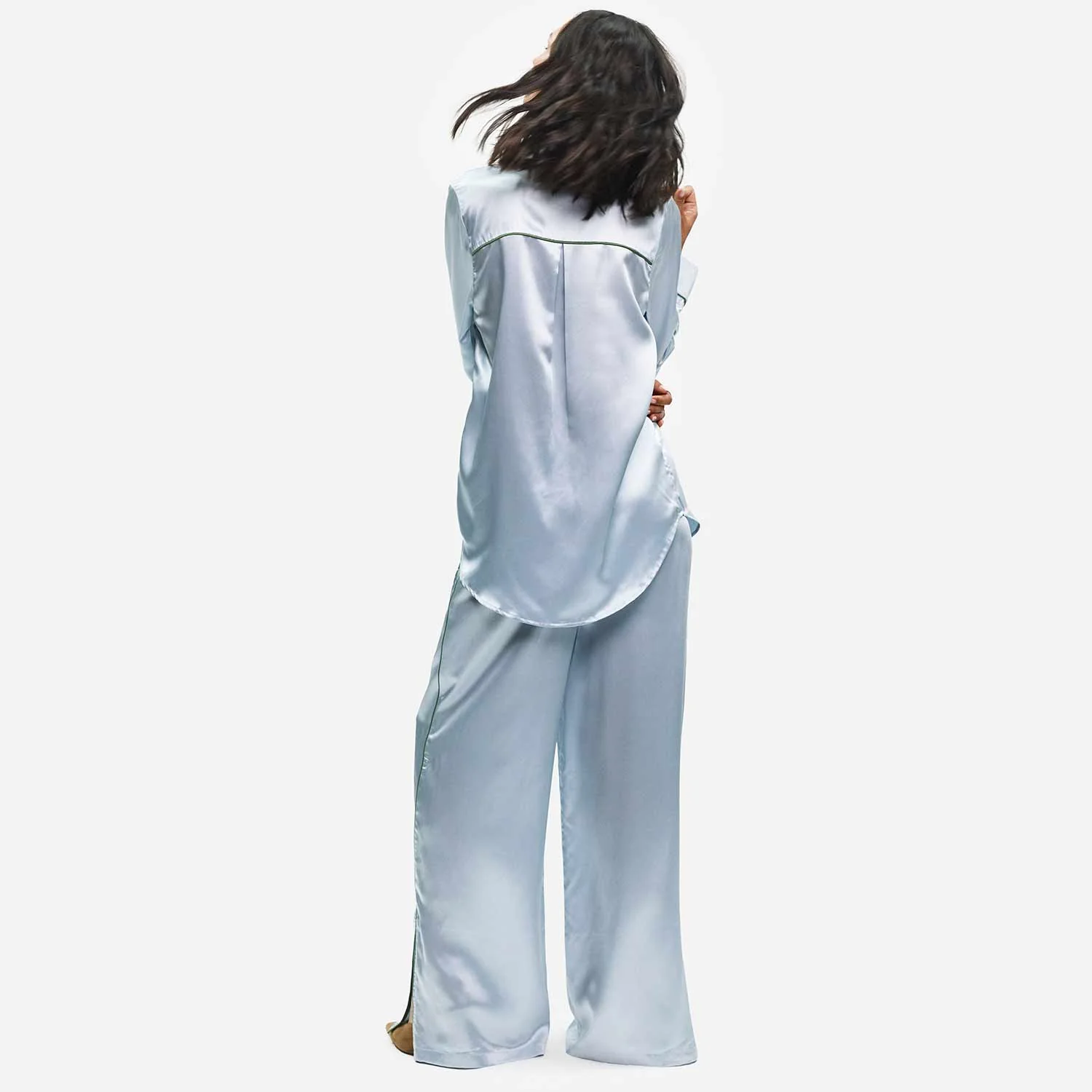 Organic Silk Long Pajama Set - Image 64