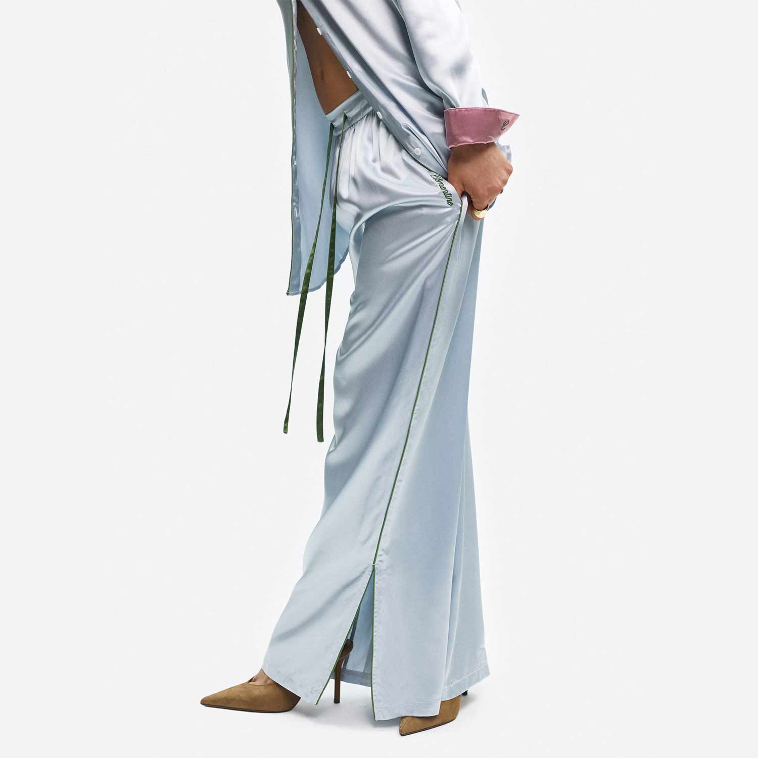 Organic Silk Long Pajama Set - Image 65