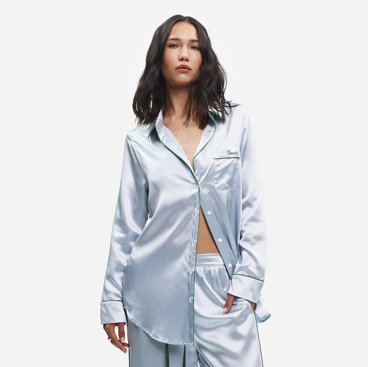 Organic Silk Long Pajama Set - Image 66