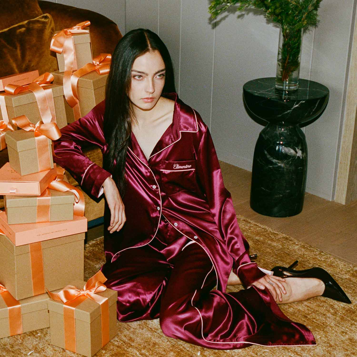Organic Silk Long Pajama Set - Image 14