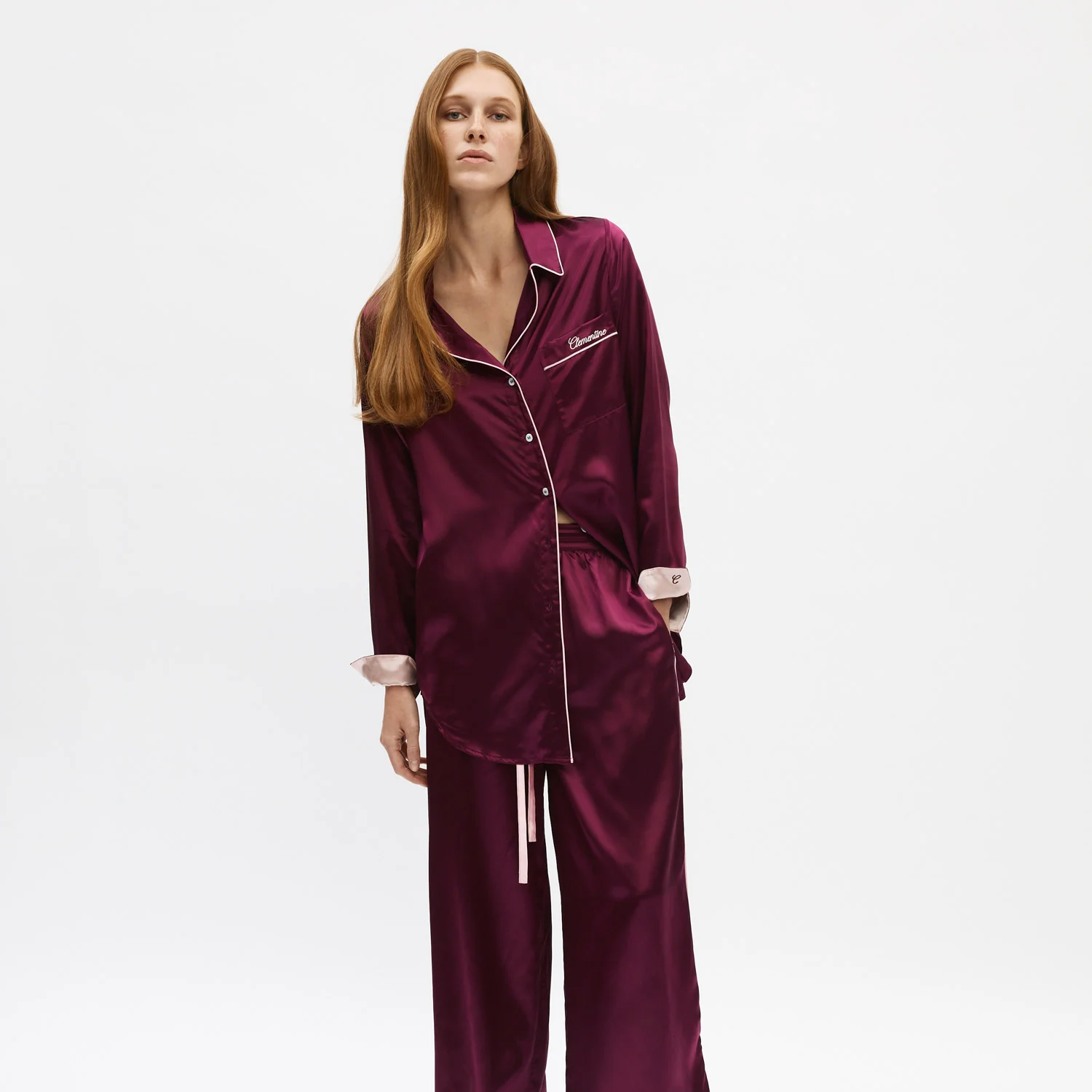 Organic Silk Long Pajama Set - Image 6