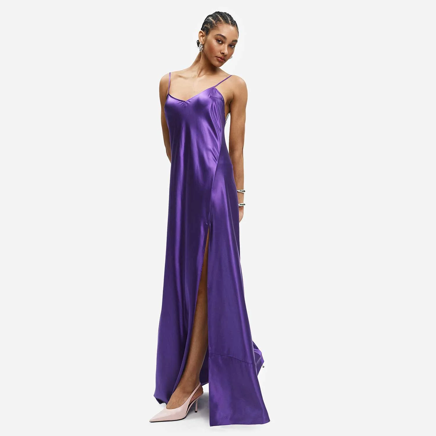 Organic Silk Maxi Dress