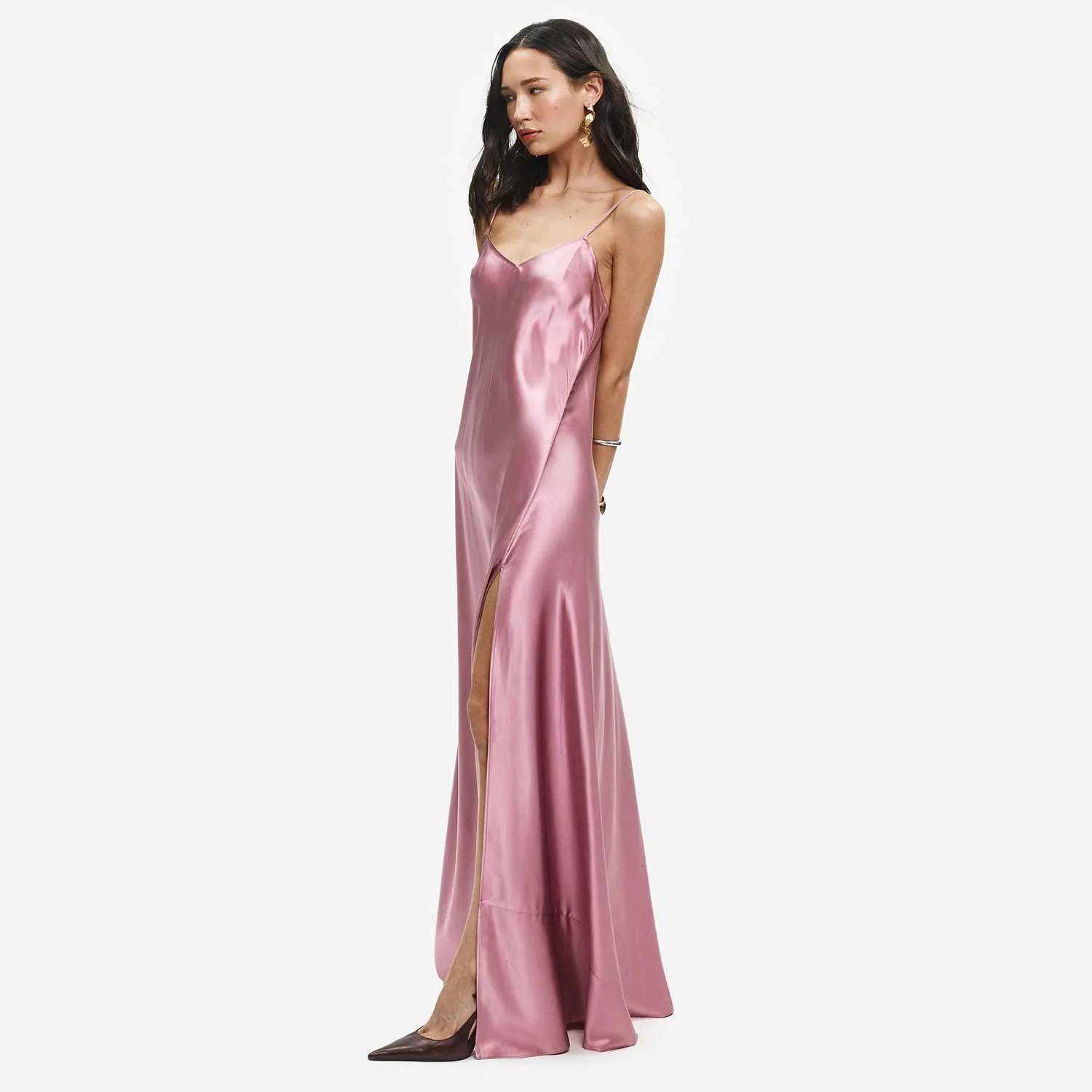Organic Silk Maxi Dress - Image 18