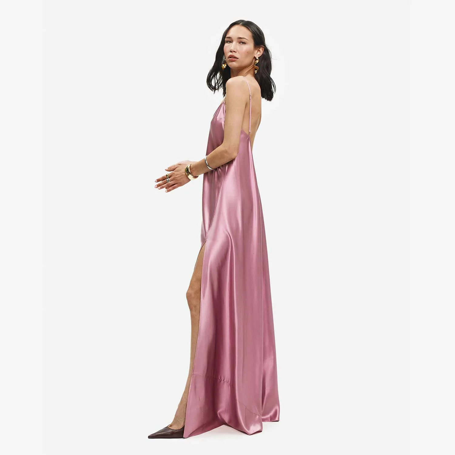 Organic Silk Maxi Dress - Image 24