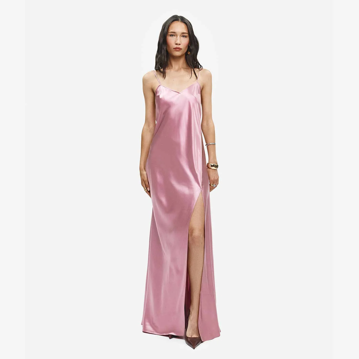 Organic Silk Maxi Dress - Image 27