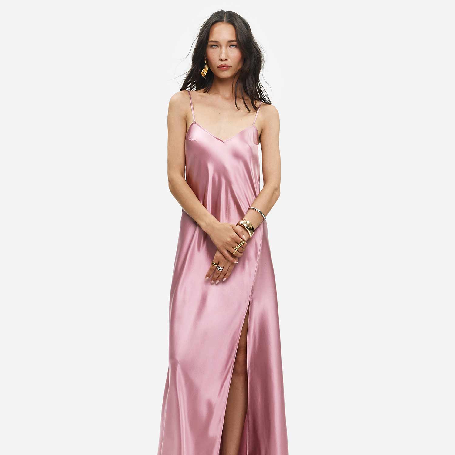 Organic Silk Maxi Dress - Image 29