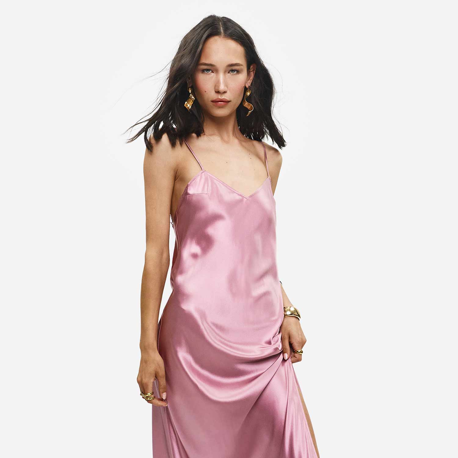 Organic Silk Maxi Dress - Image 30