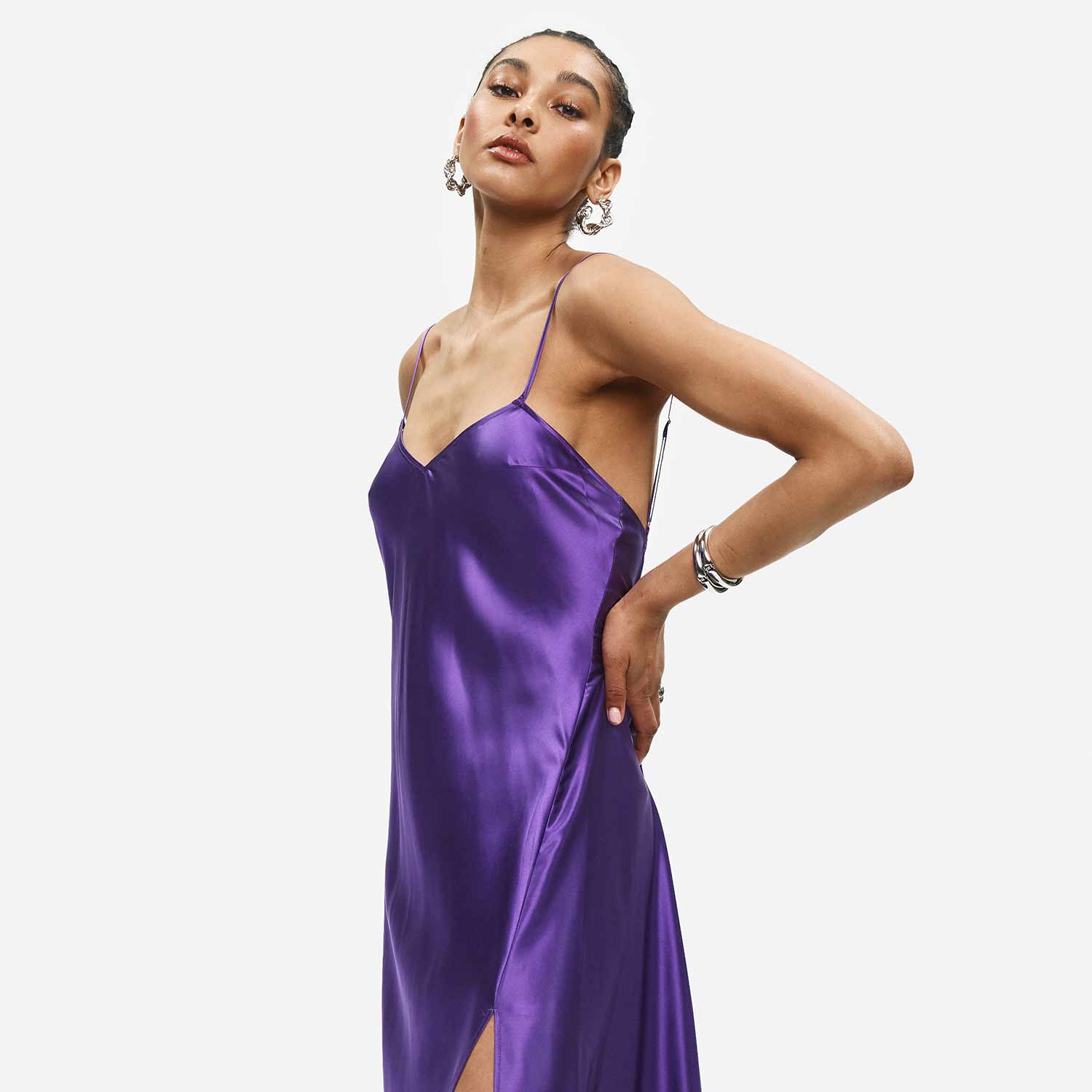 Organic Silk Maxi Dress - Image 6