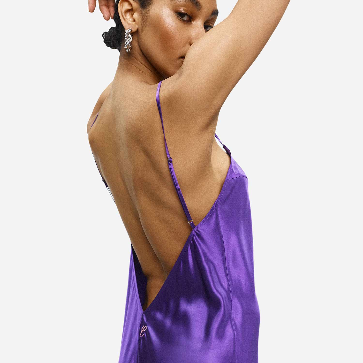 Organic Silk Maxi Dress - Image 7