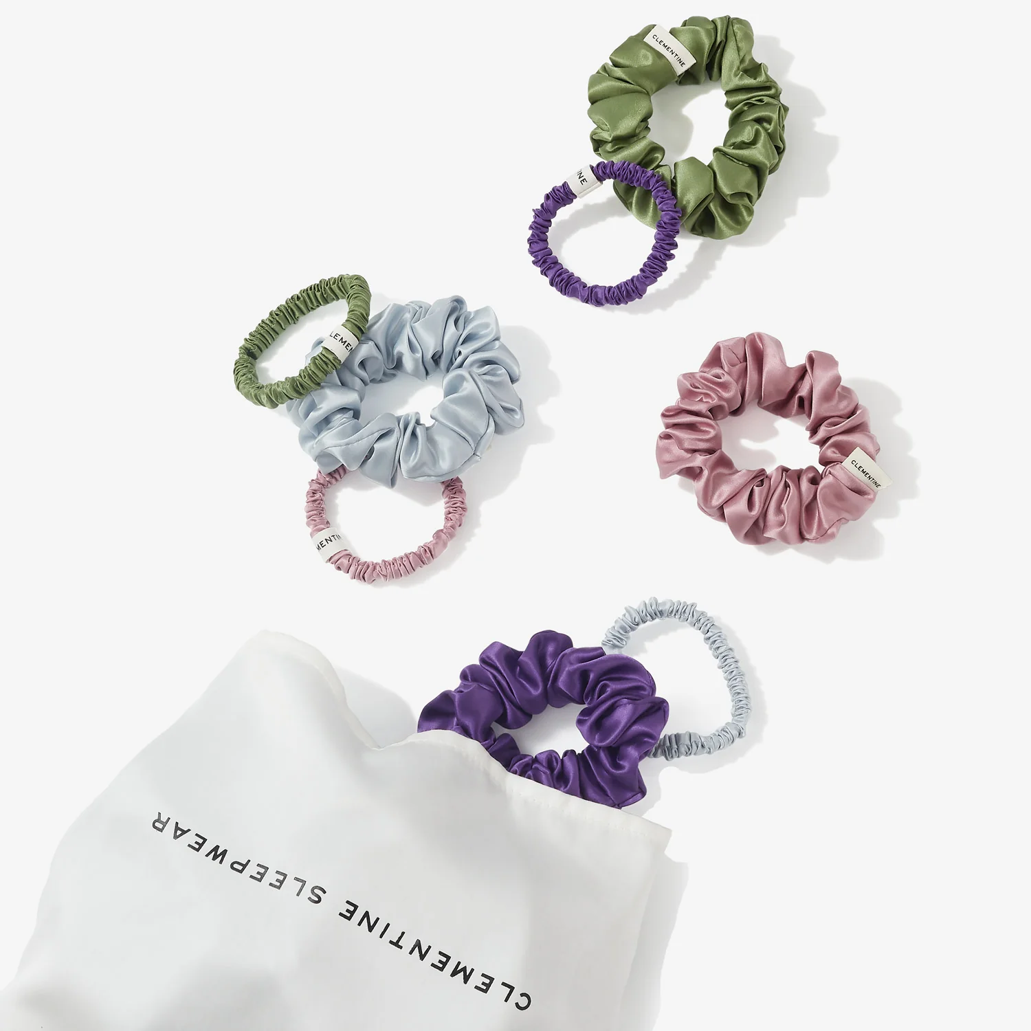 Organic Silk Scrunchie Pack - Image 14