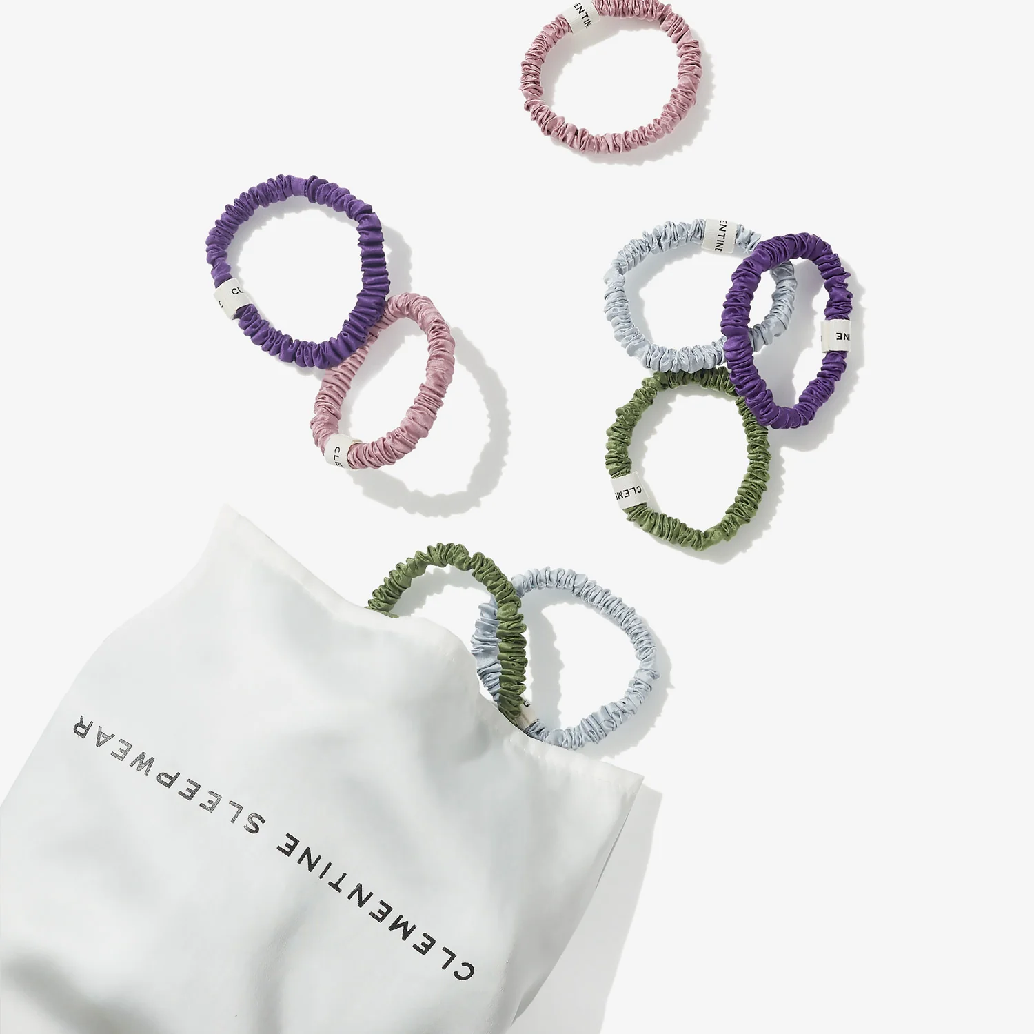 Organic Silk Scrunchie Pack - Image 15