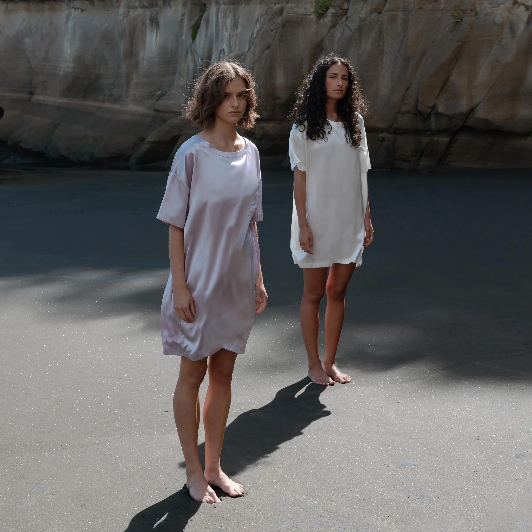 Organic Silk T-Shirt Dress - Image 16
