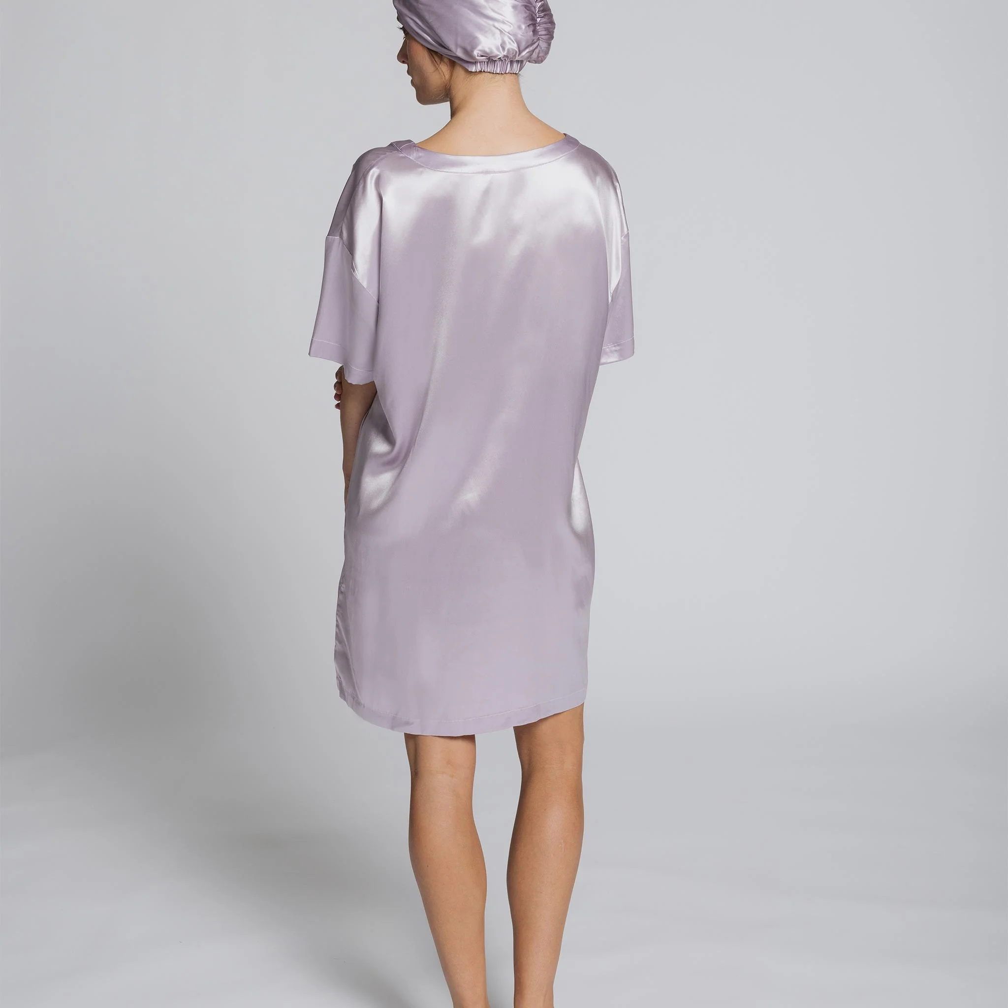 Organic Silk T-Shirt Dress - Image 24