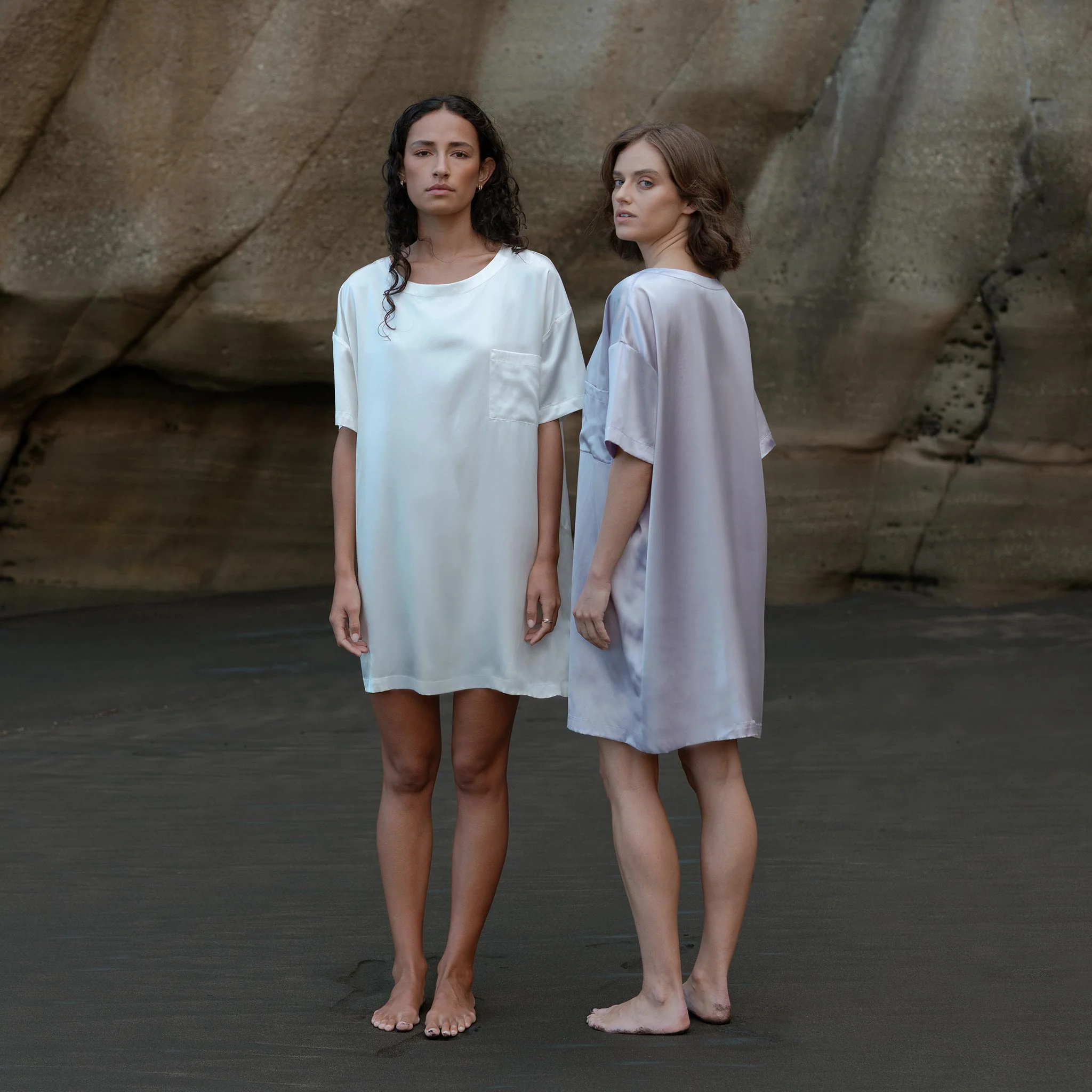 Organic Silk T-Shirt Dress - Image 6