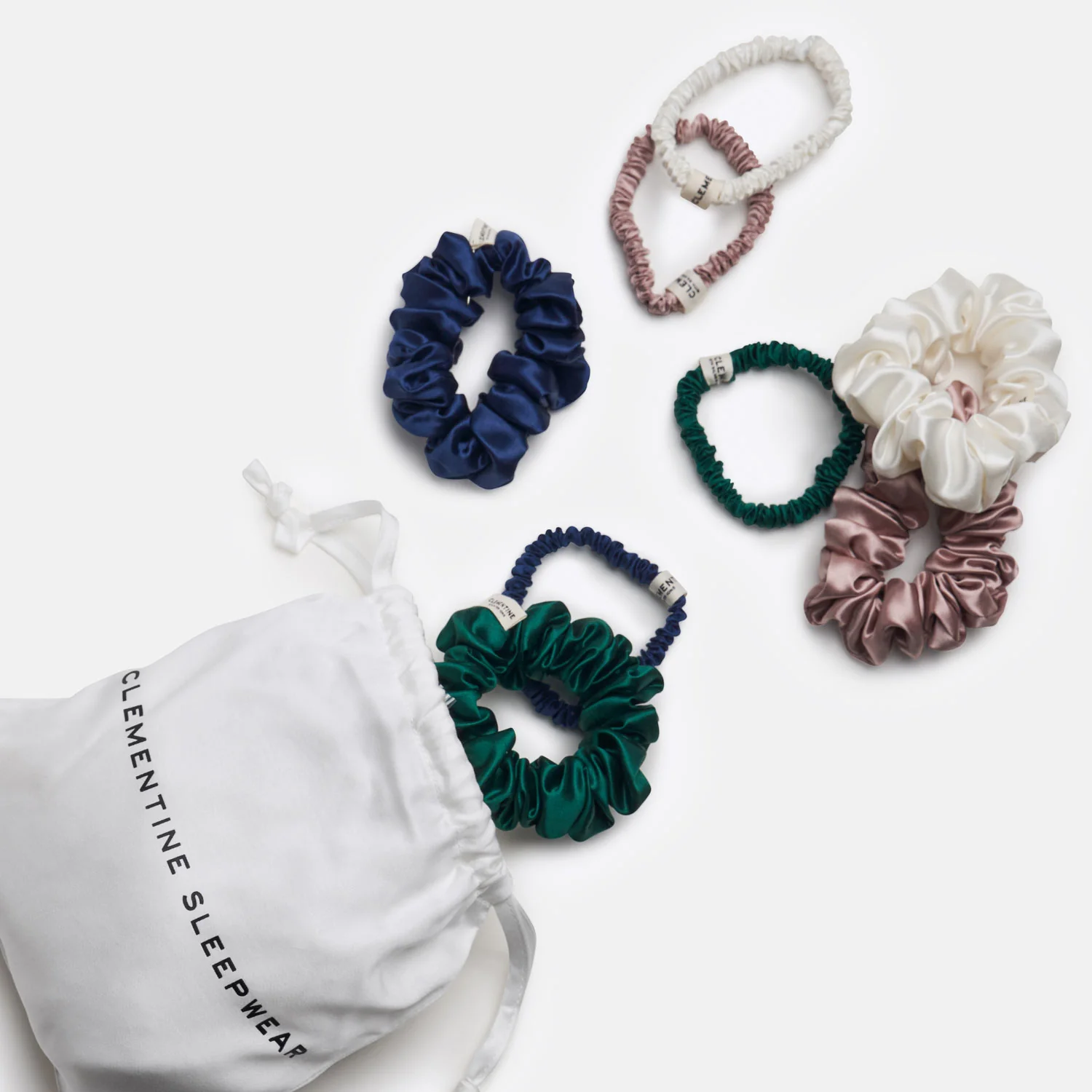 Organic Silver Ion Silk Scrunchie Pack - Image 13