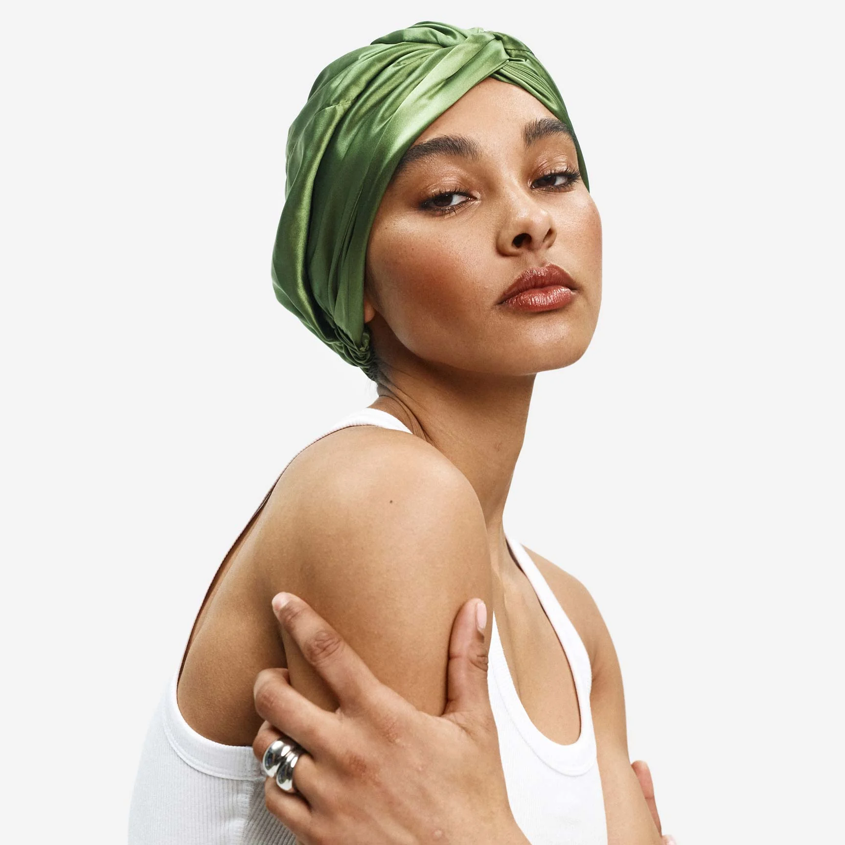 Organic Silk Hair Bonnet - Image 136