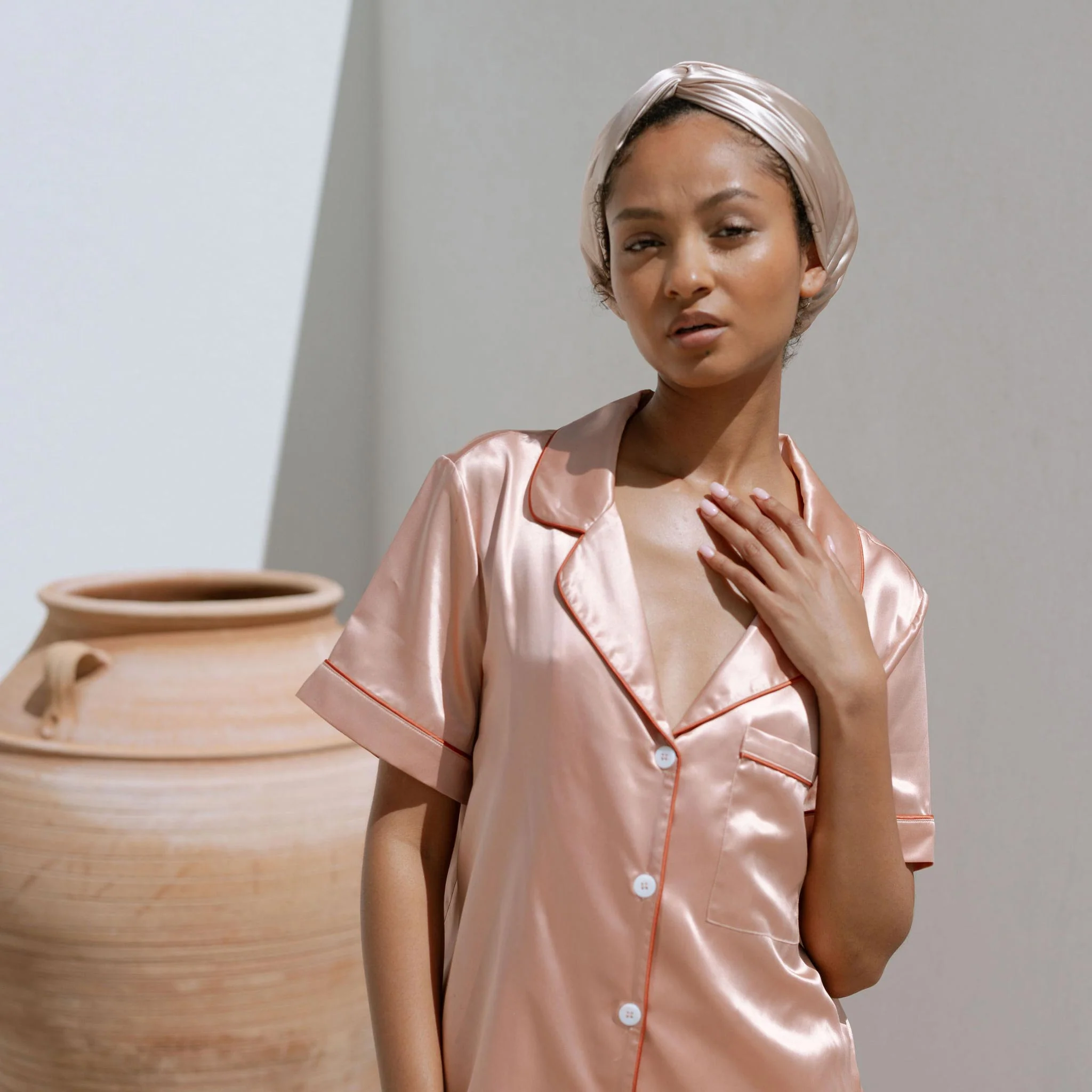 Organic Silk Hair Bonnet - Image 45