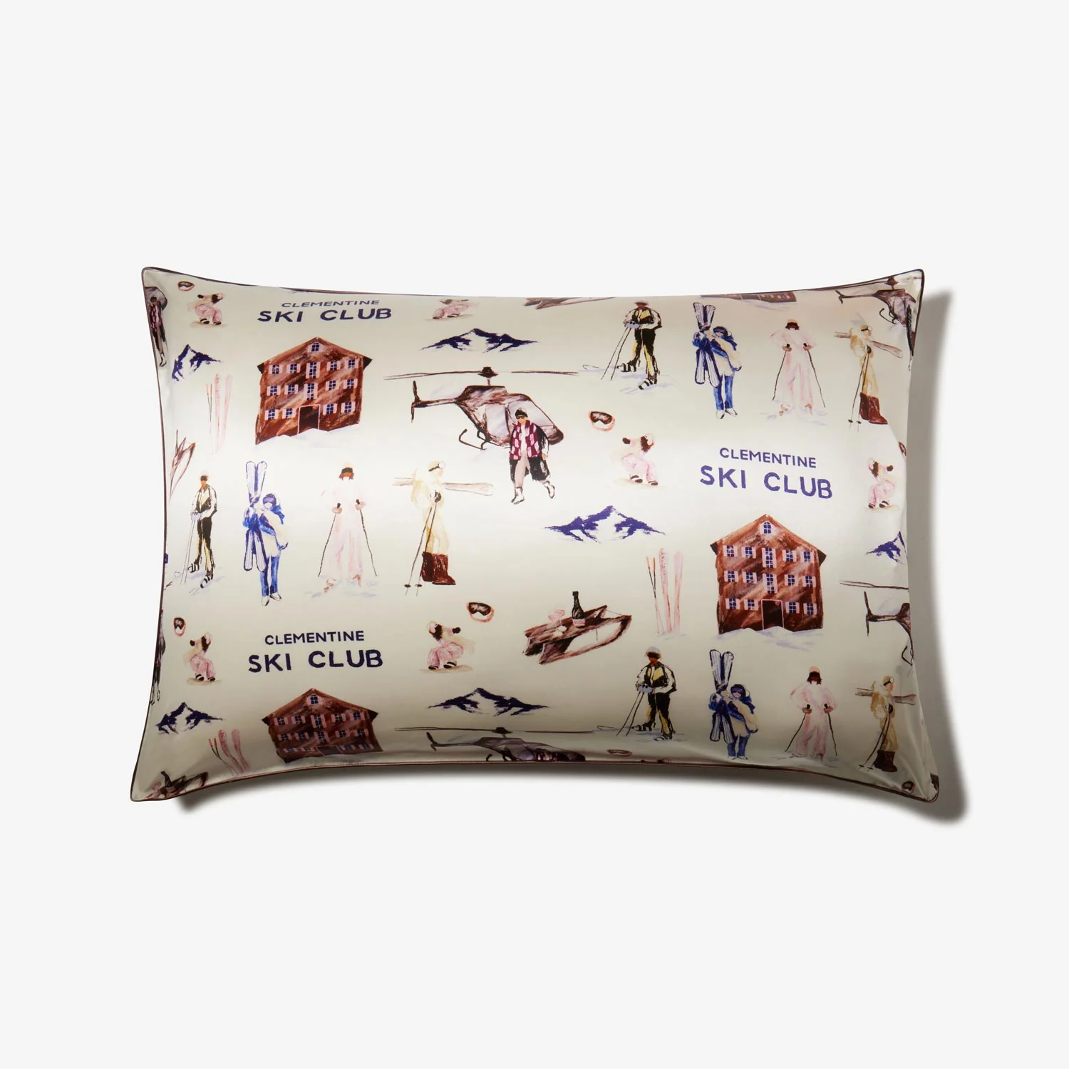 Ski Club Silk Pillowcase - Image 7