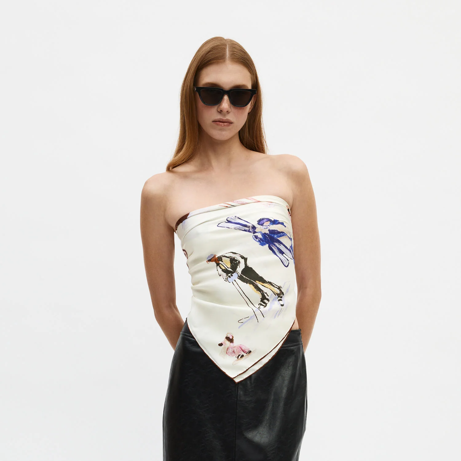 Ski Club Silk Scarf 90 - Image 4