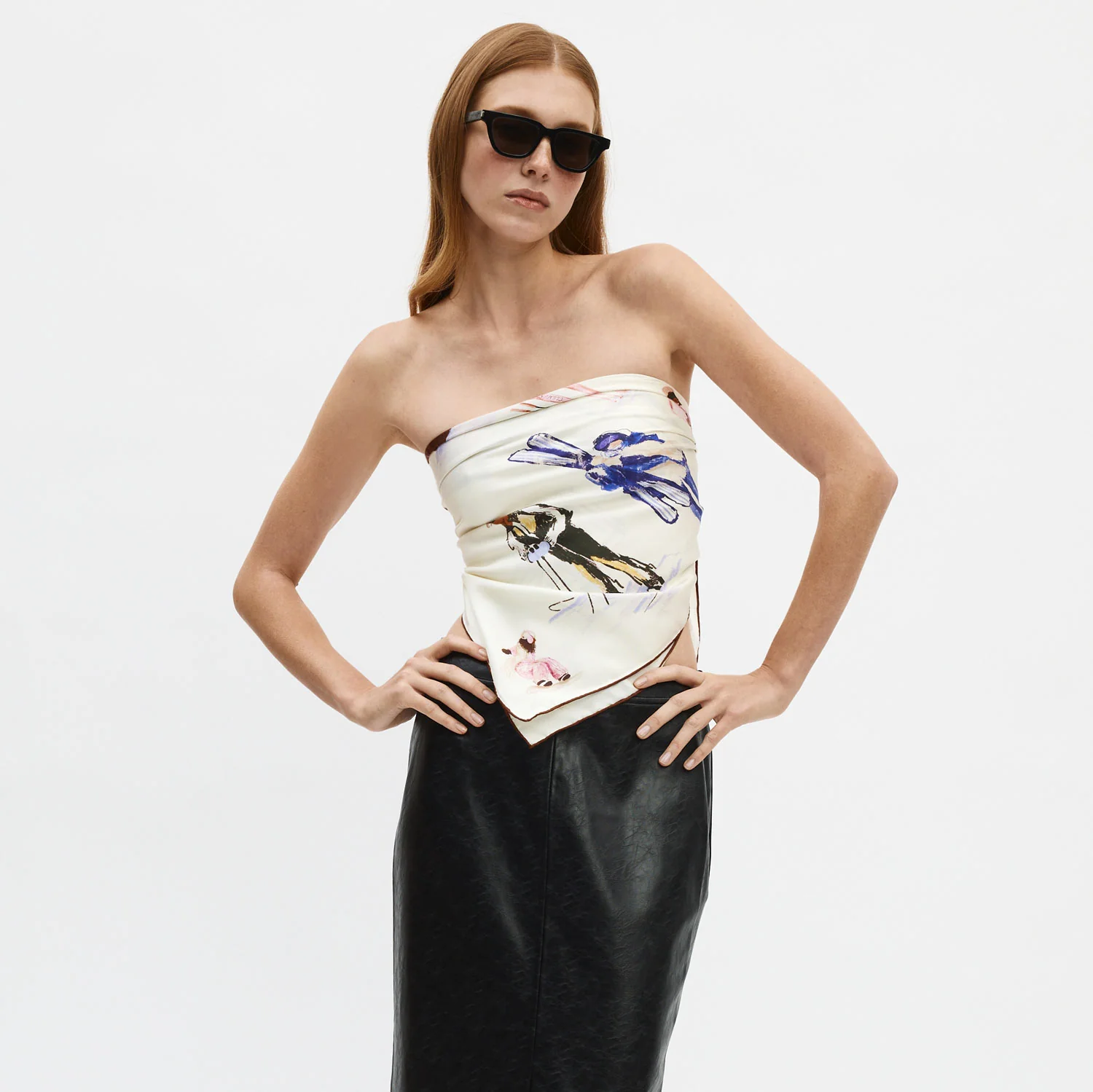 Ski Club Silk Scarf 90 - Image 5